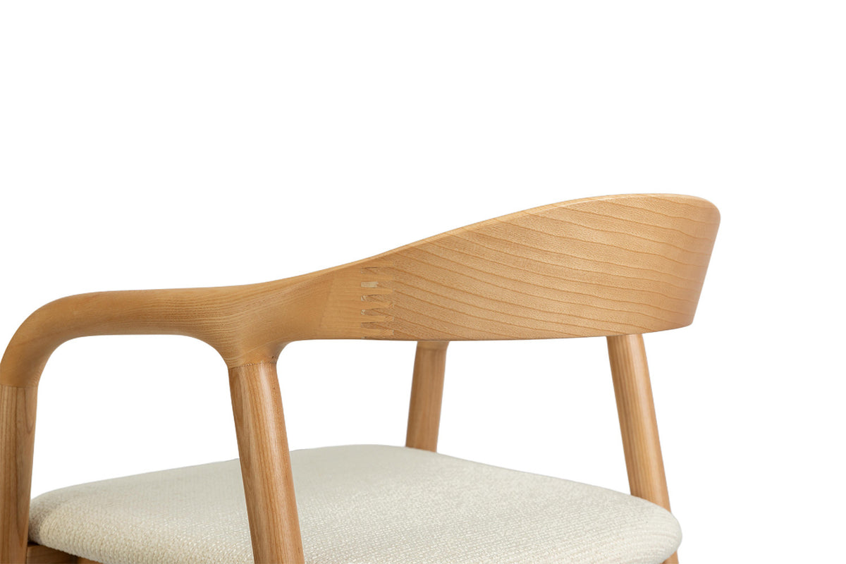 Counterstoel 'Claire' Essenhout Naturel Milan 103 Beige  - RS