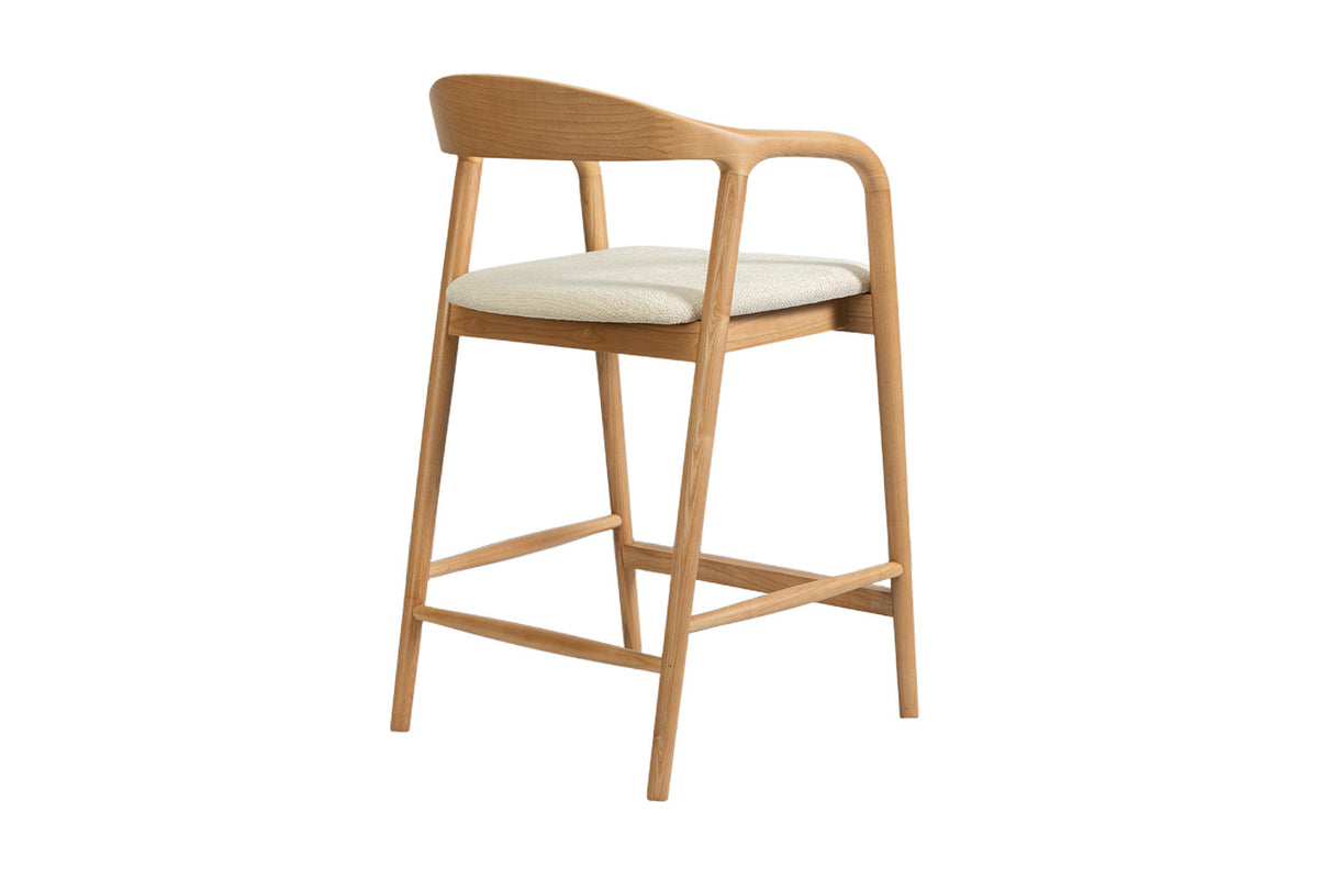 Counterstoel 'Claire' Essenhout Naturel Milan 103 Beige  - RS