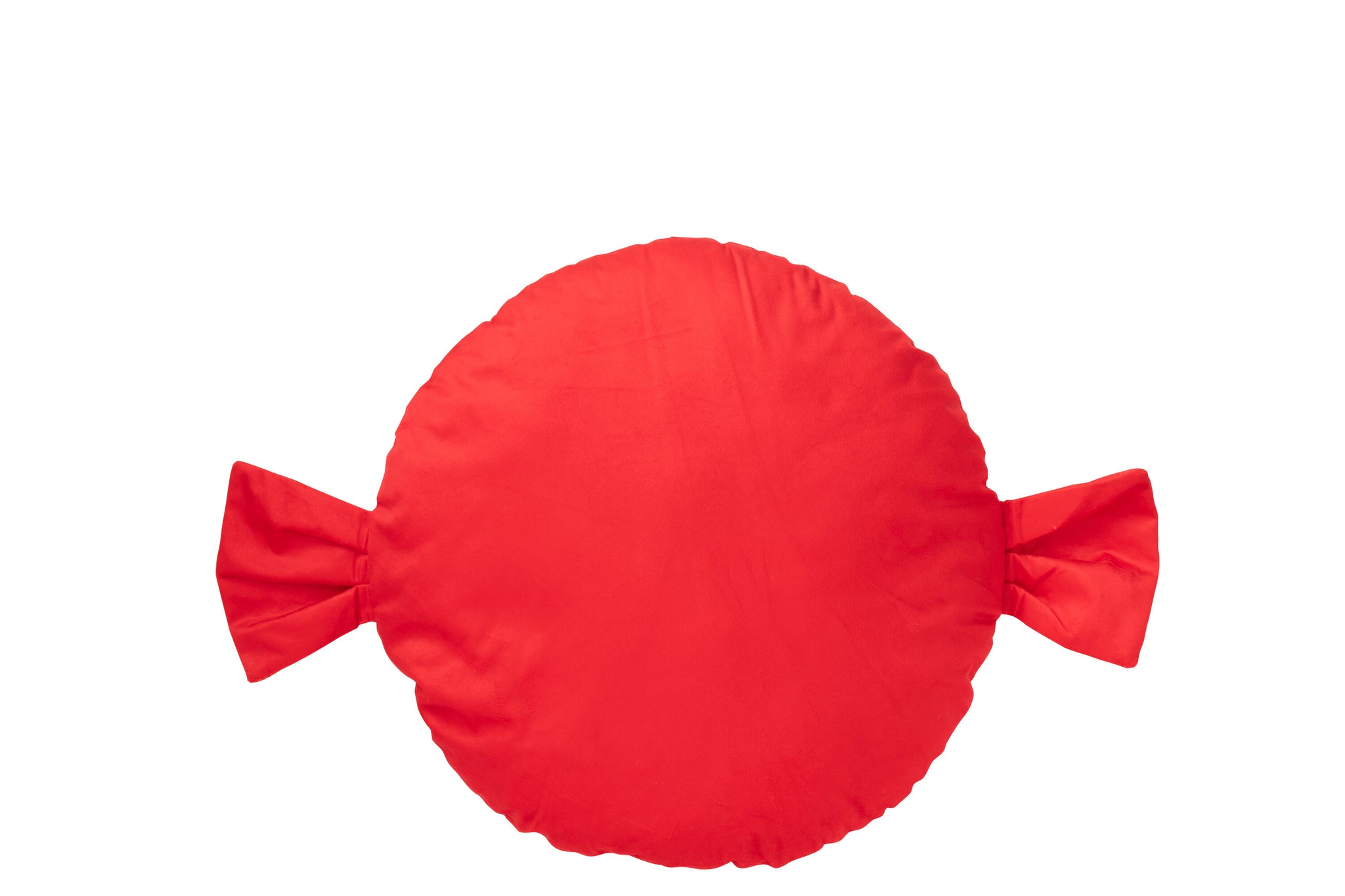 Kussen Candy Polyester Rood/Wit - J-LINE