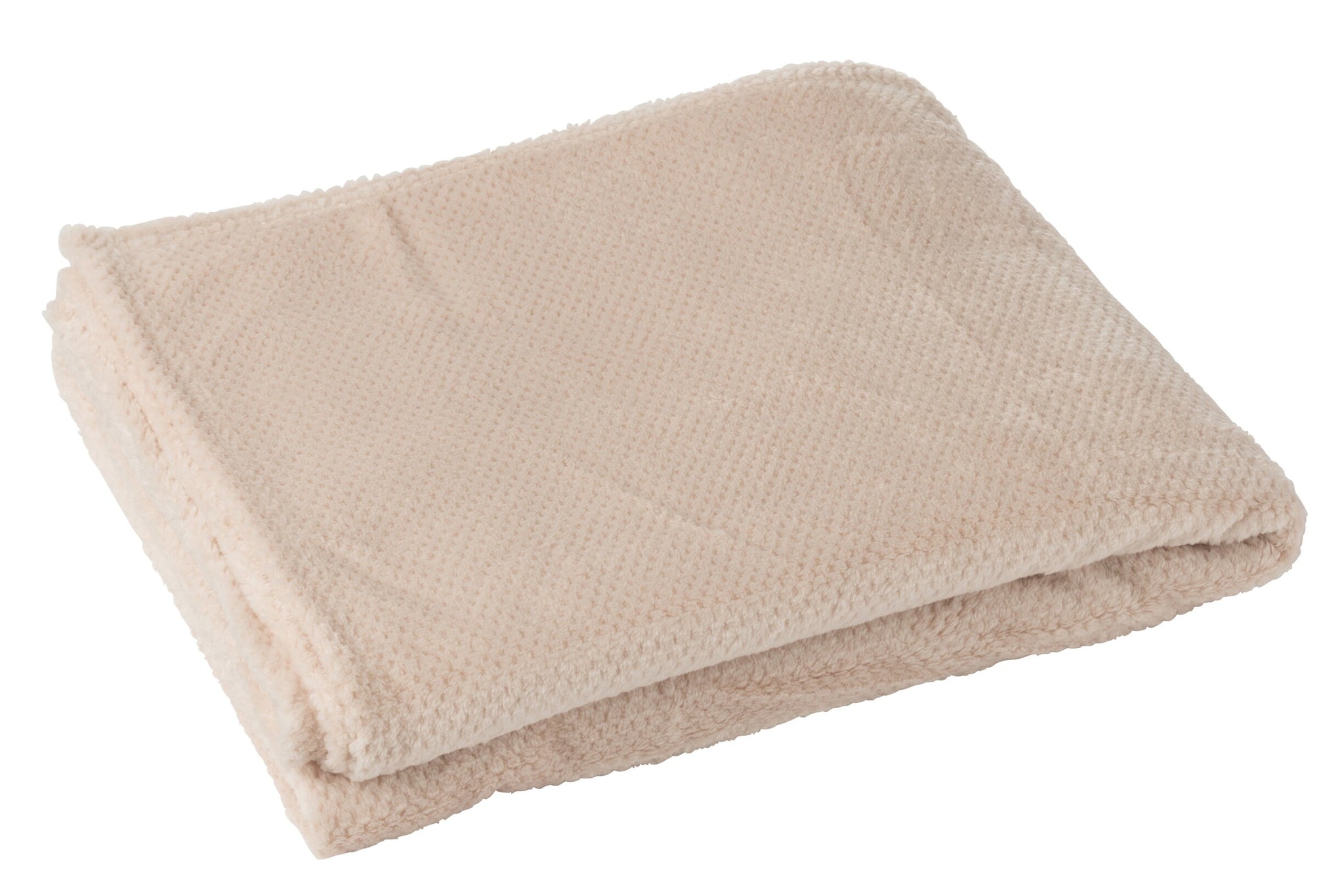 Plaid Câlin Polyester Rose clair - J-LINE