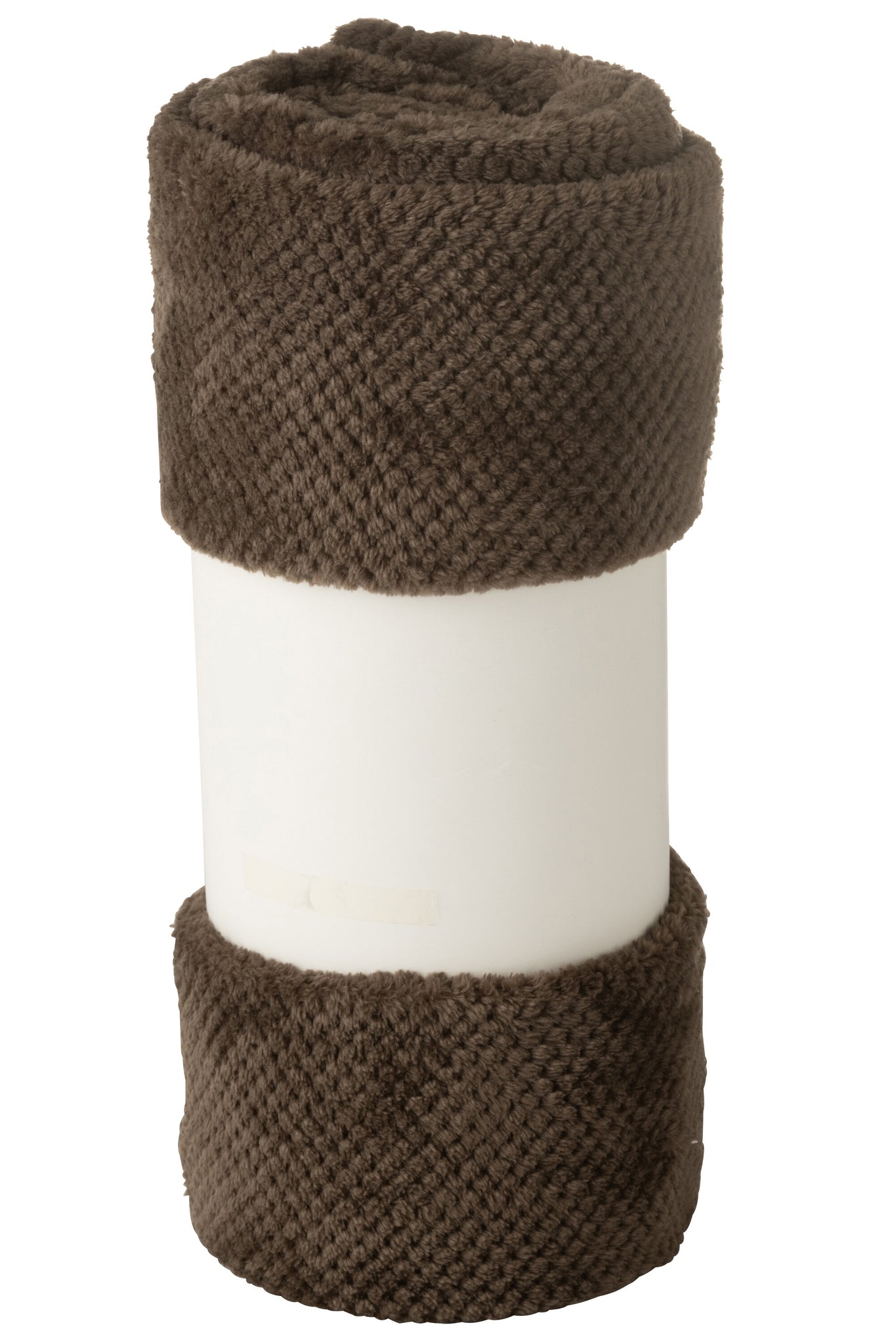 Dekentje Knuffel Polyester Donkerbruin - J-LINE