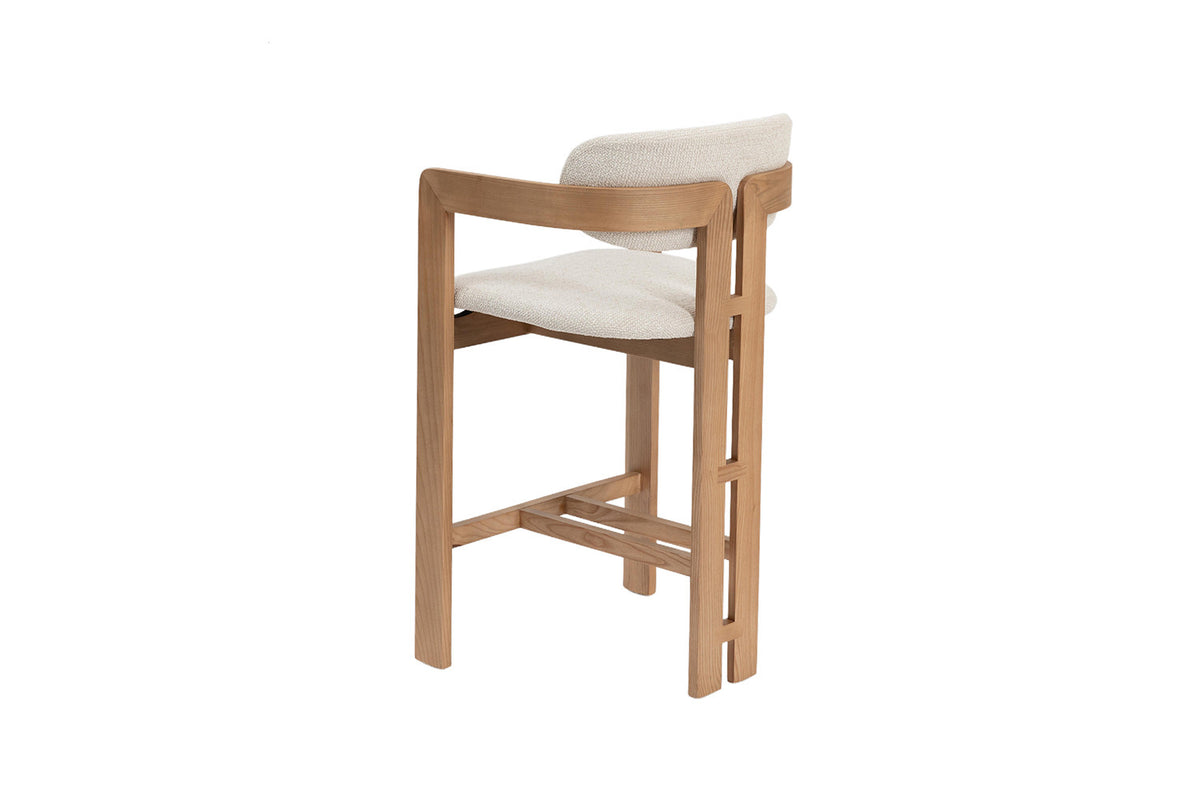 Counterstoel 'Camille' Essenhout Naturel Ote Milan 103 Beige - RS