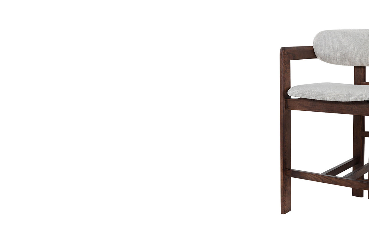Counterstoel 'Camille' essenhout walnoot Ote Milan 103 beige - RS