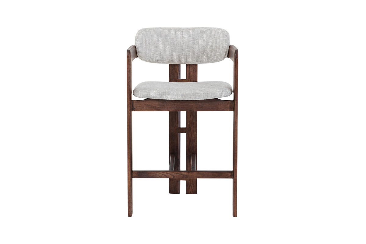 Counterstoel 'Camille' essenhout walnoot Ote Milan 103 beige - RS