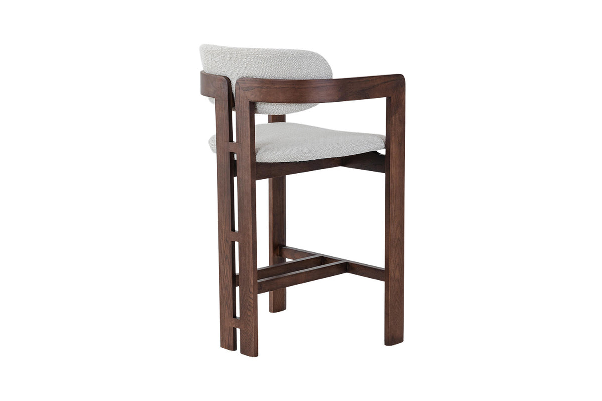 Counterstoel 'Camille' essenhout walnoot Ote Milan 103 beige - RS