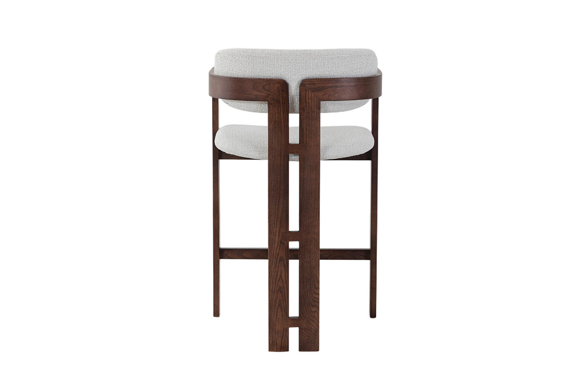 Counterstoel 'Camille' essenhout walnoot Ote Milan 103 beige - RS