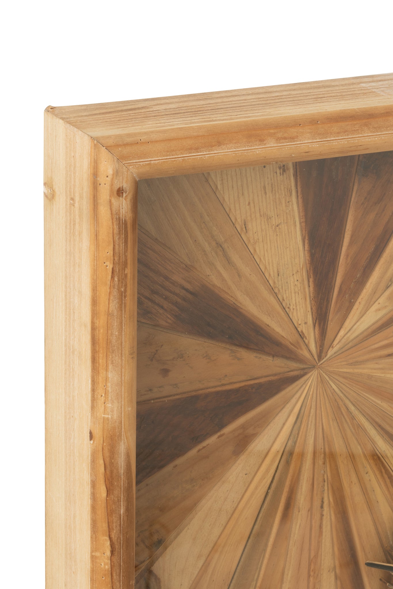 Wandklok Vierkant Mdf Natuurlijk L - J-Line