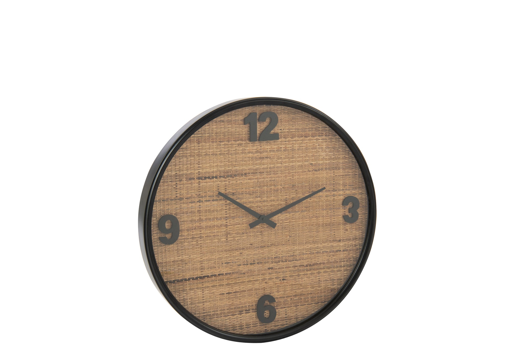 Wandklok Mdf Bruin/Zwart S - J-Line