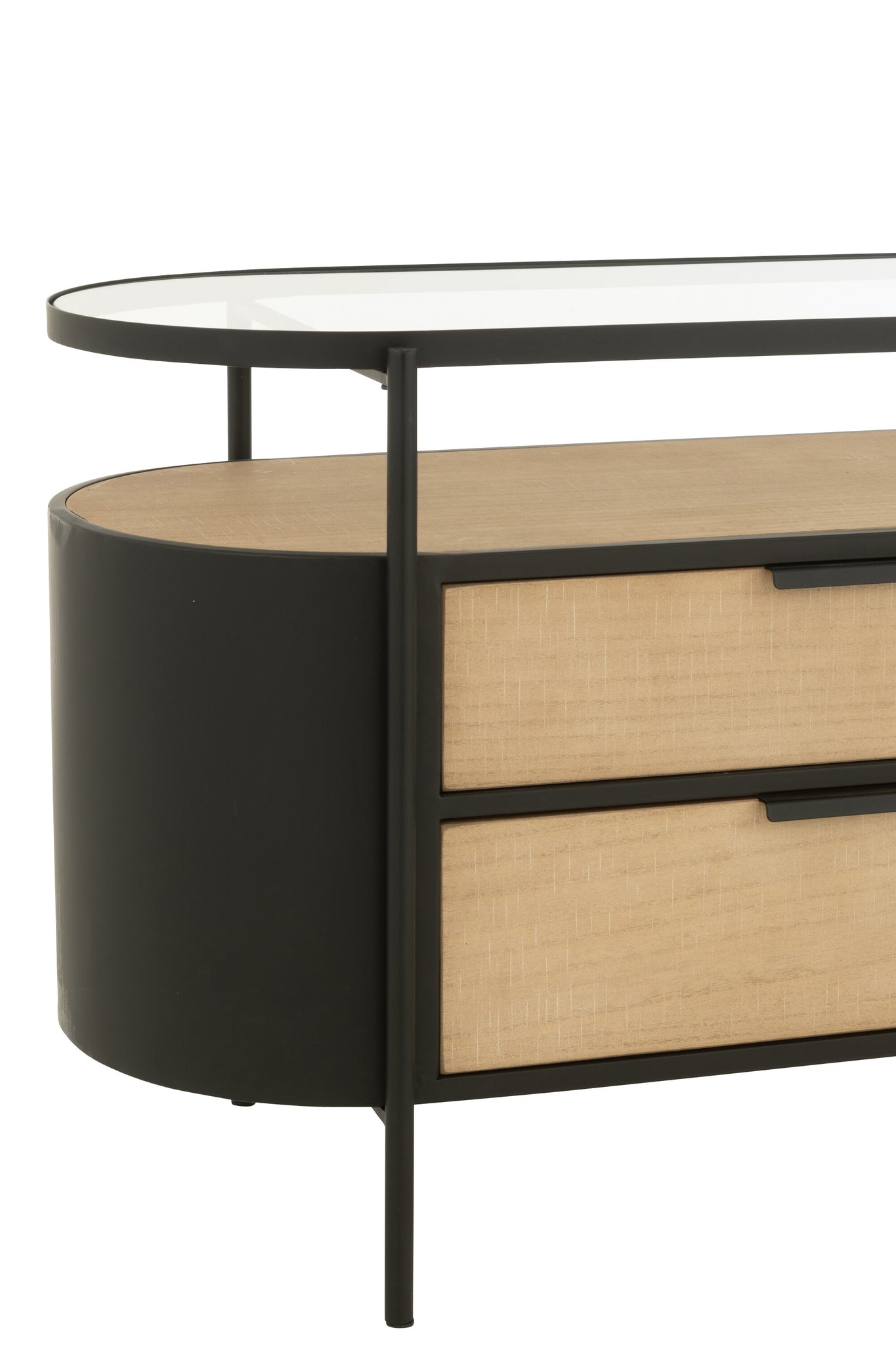 Dressoir Ivy IJzer Natuur/Zwart - J-LINE
