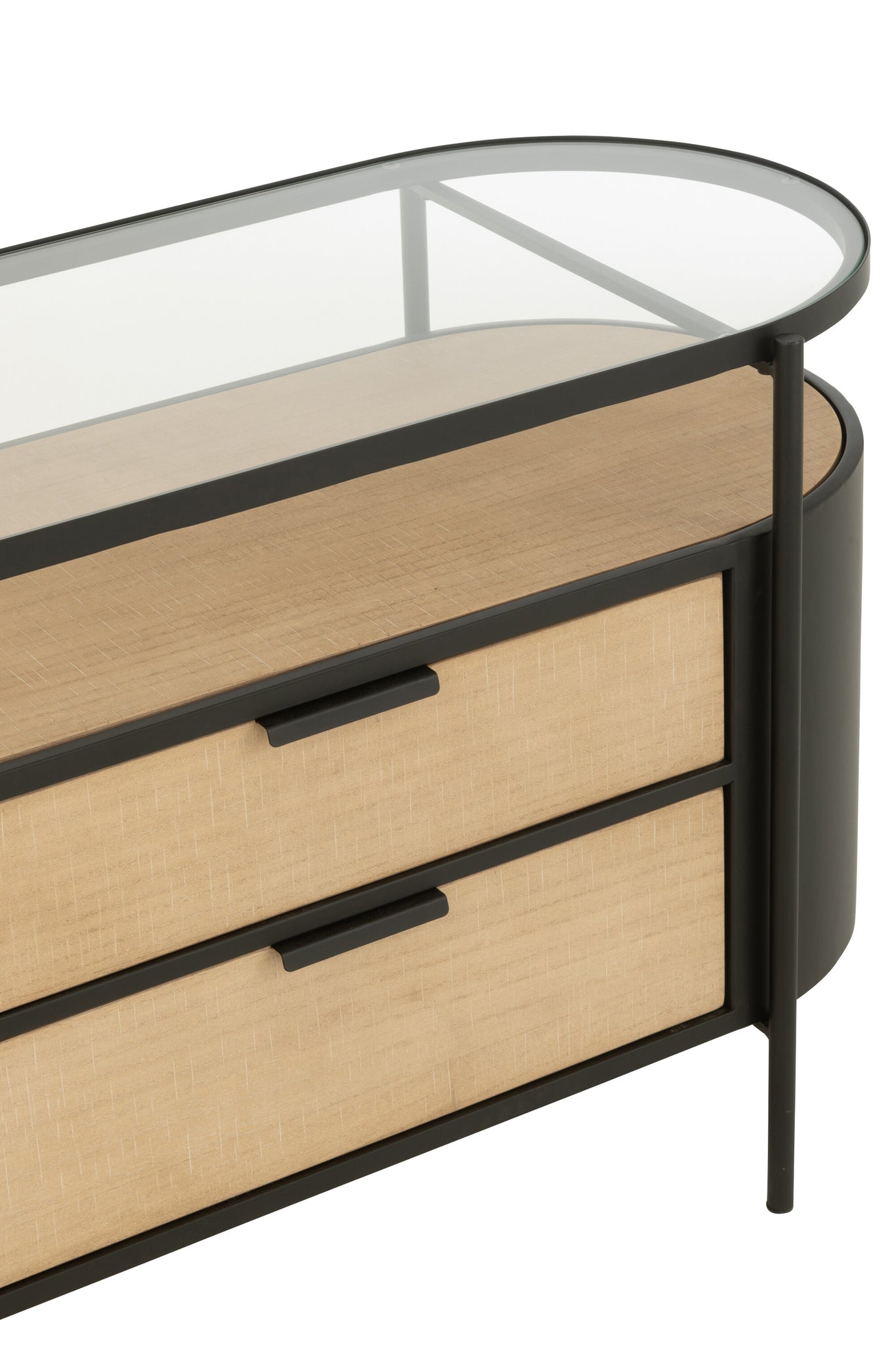 Dressoir Ivy IJzer Natuur/Zwart - J-LINE