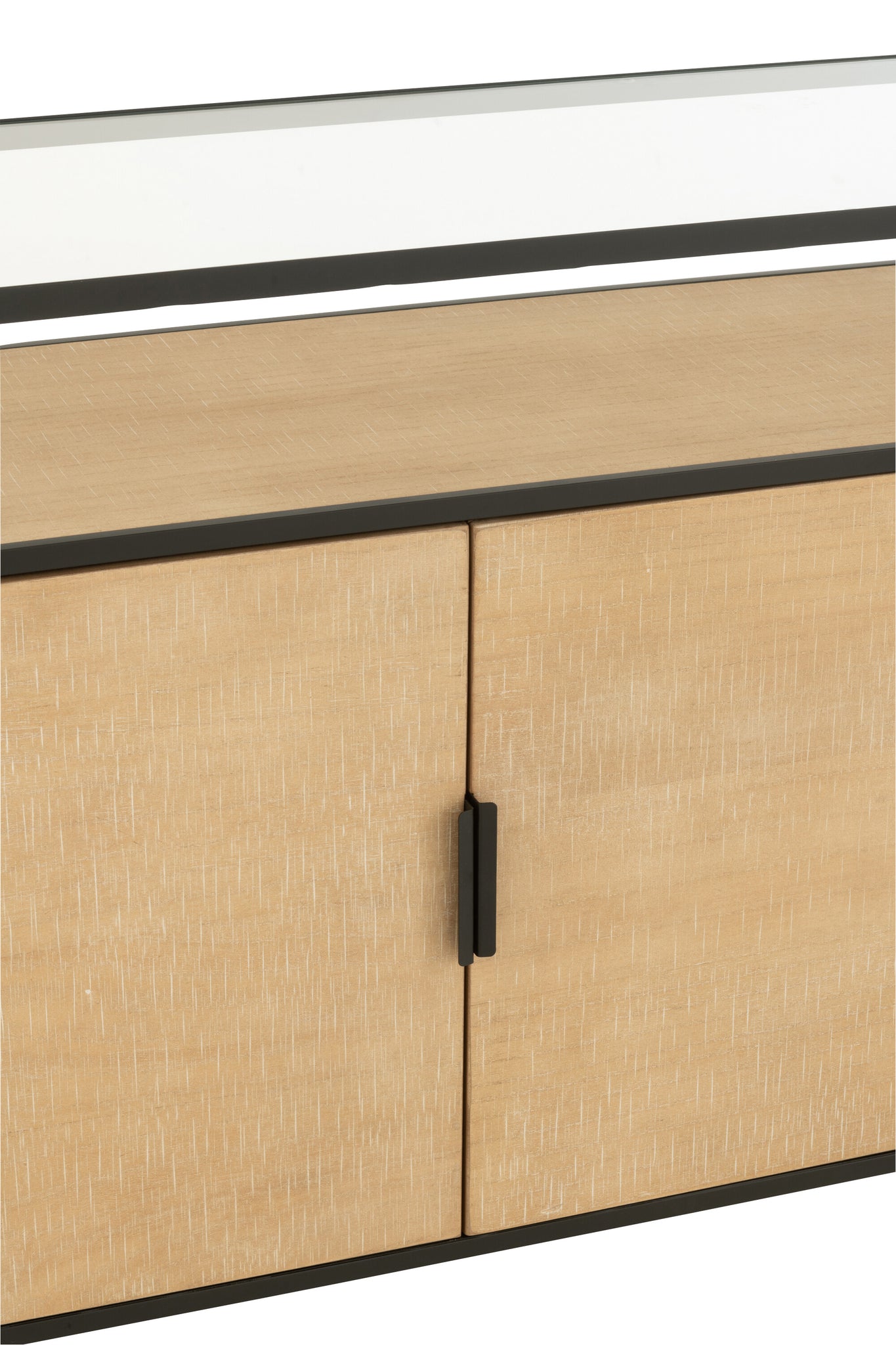 Dressoir Ovy IJzer Natuurlijk/Zwart - J-LINE