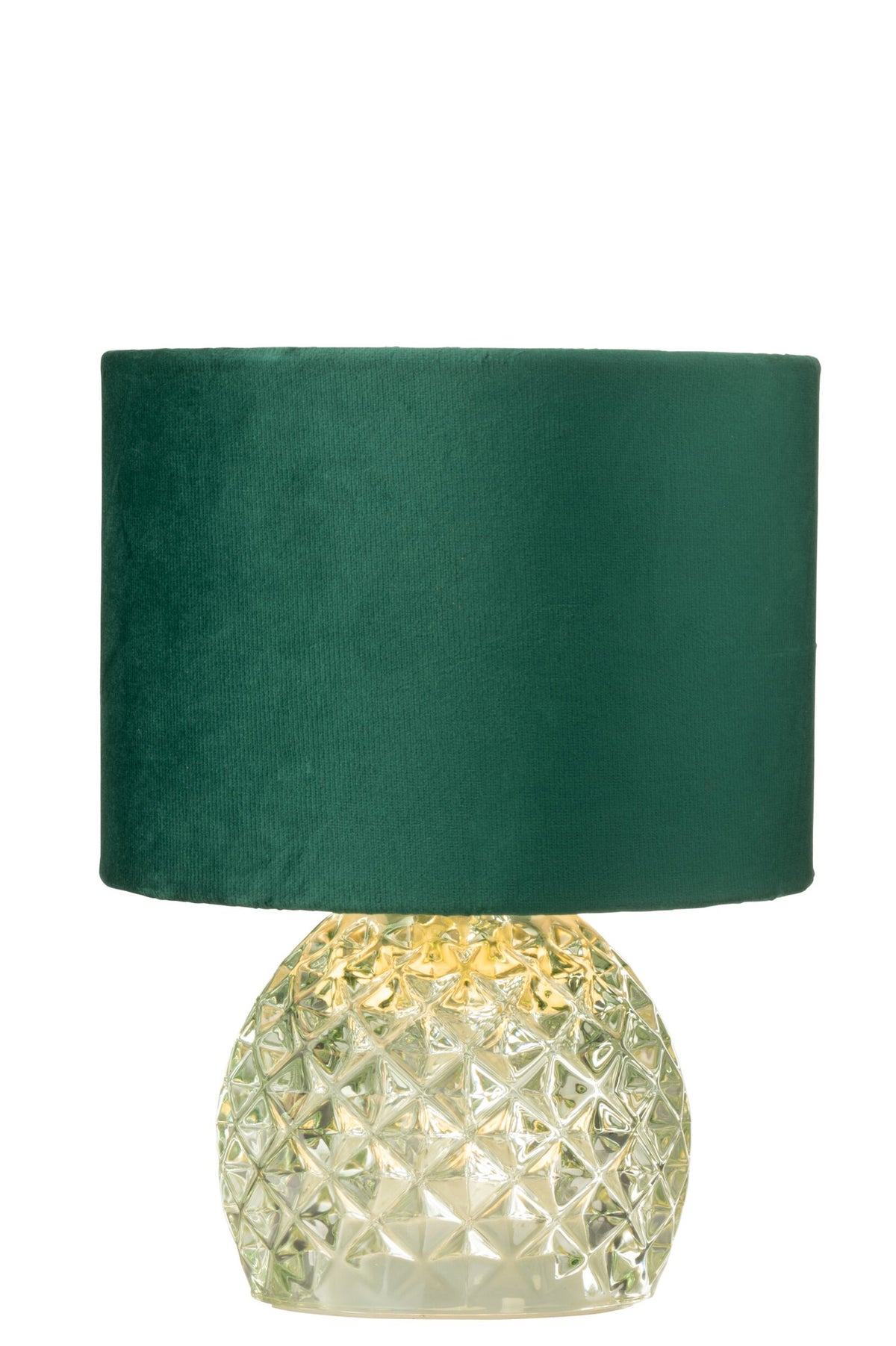 Lampe de table verre LED vert clair - J-Line