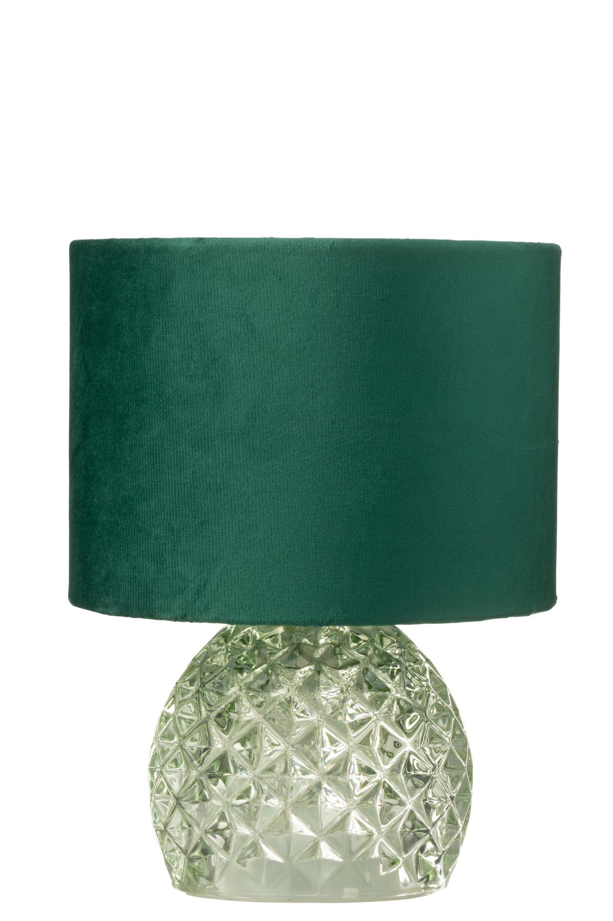 Lampe de table verre LED vert clair - J-Line
