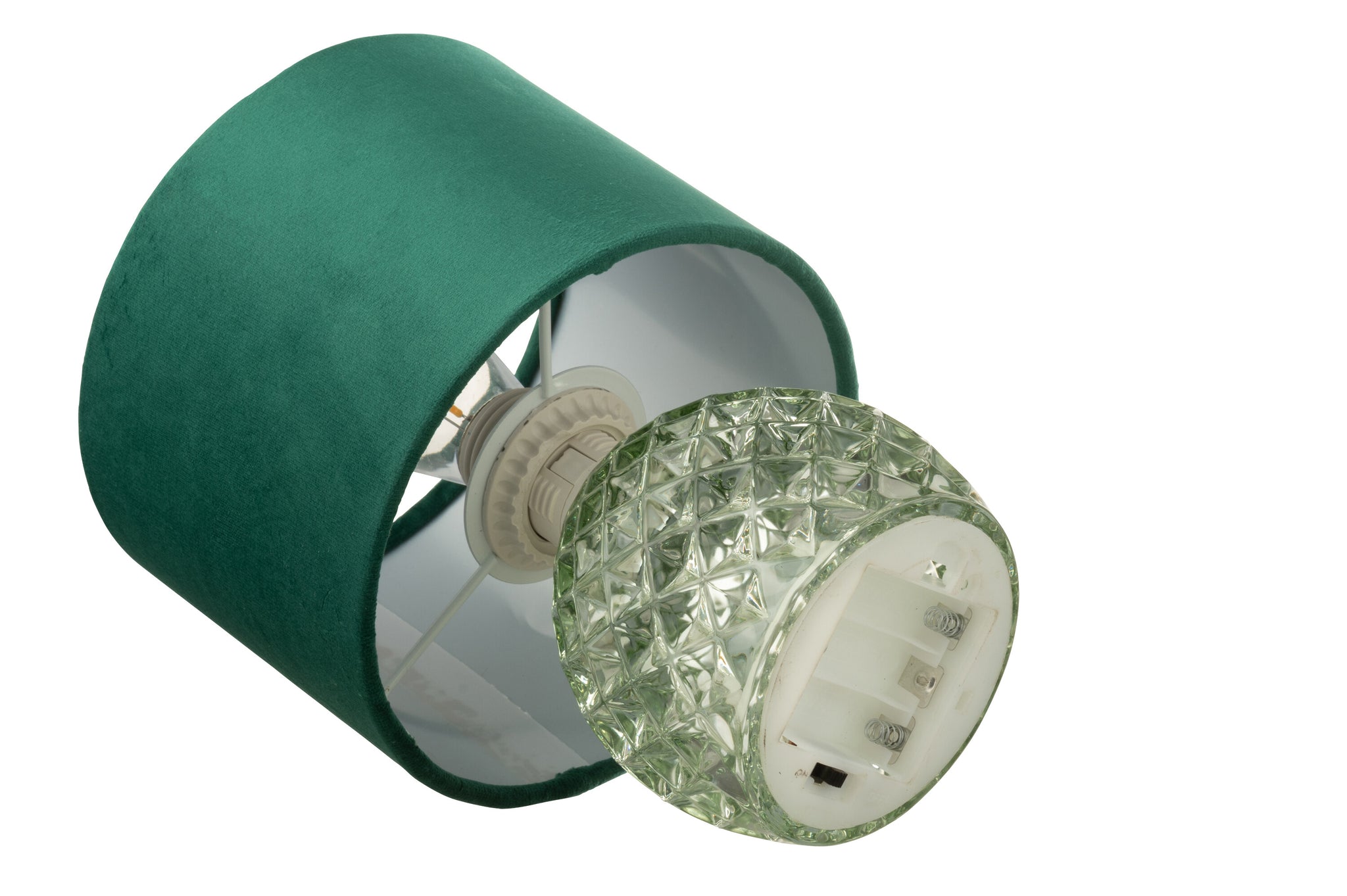 Lampe de table verre LED vert clair - J-Line