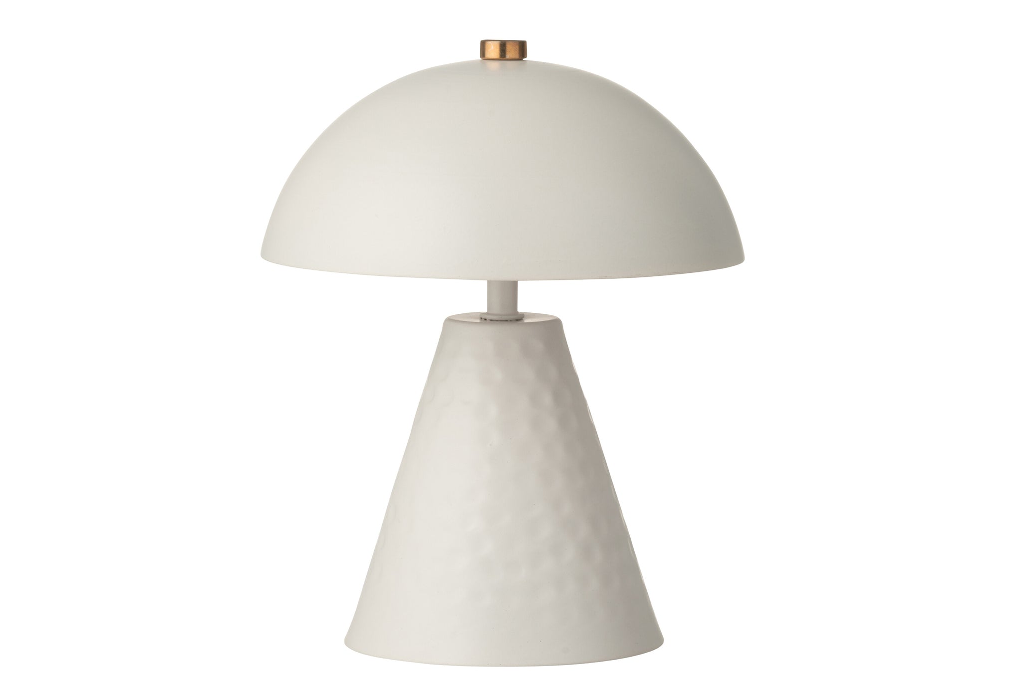 Lampe de table Champignon fer blanc cassé - J-Line