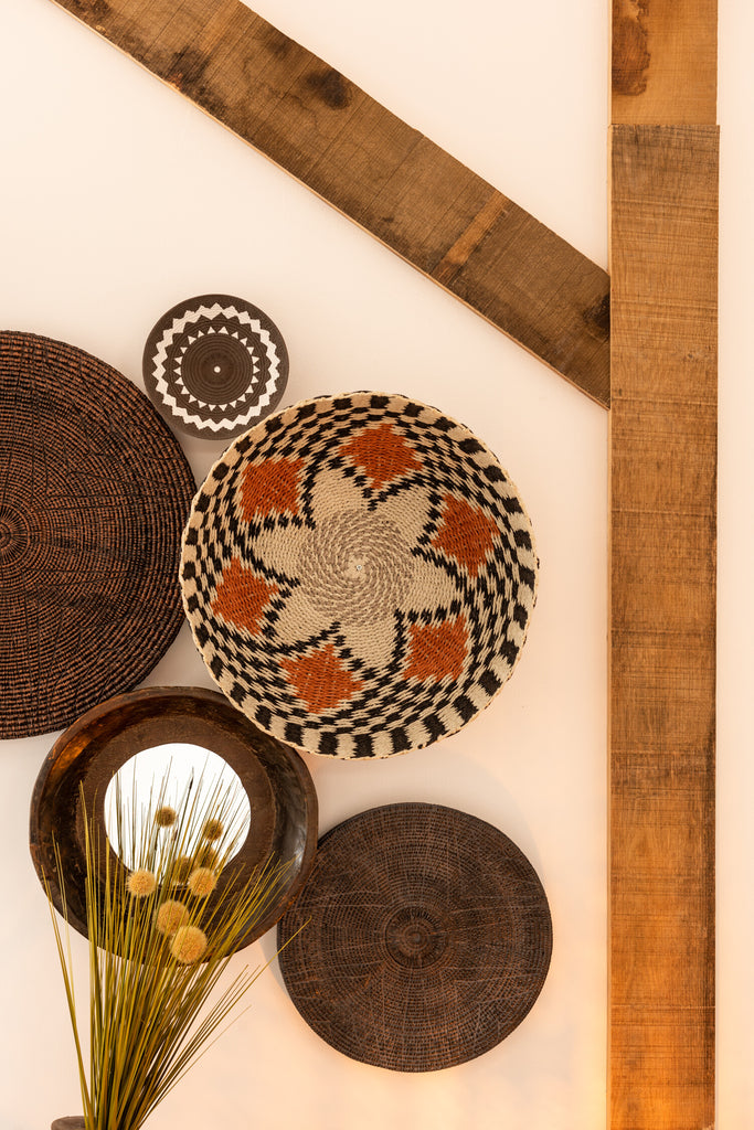Spiegel hout bruin - J-LINE