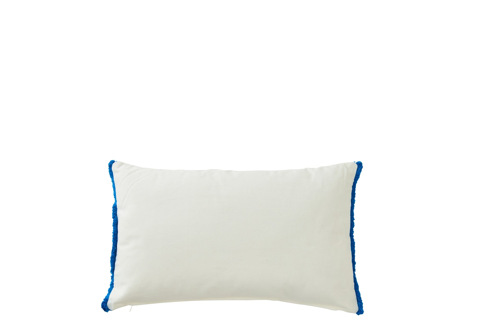 Kussen Sardines Katoen Wit/Blauw - J-LINE