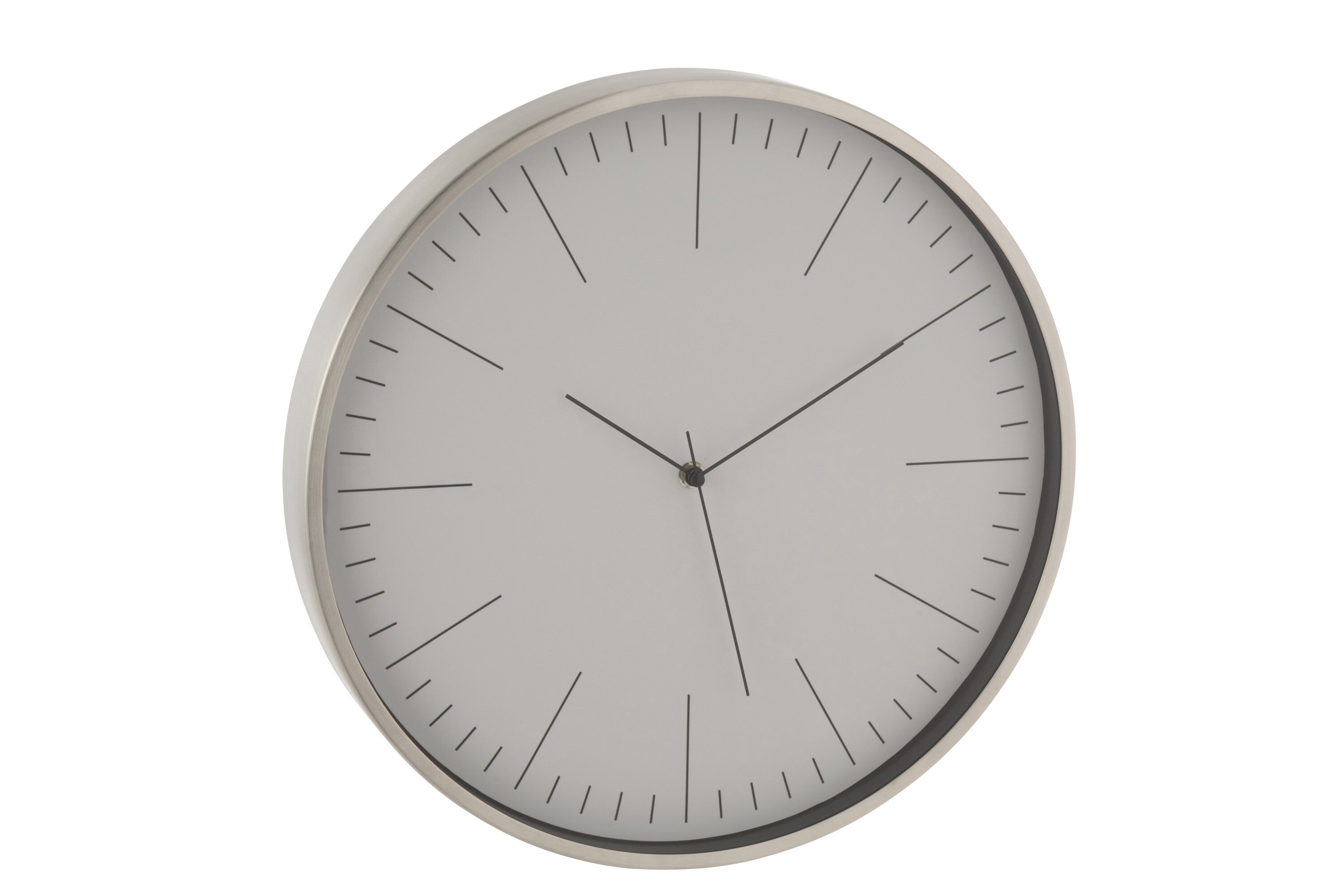 Klok Gerbert Aluminium Grijs - J-LINE