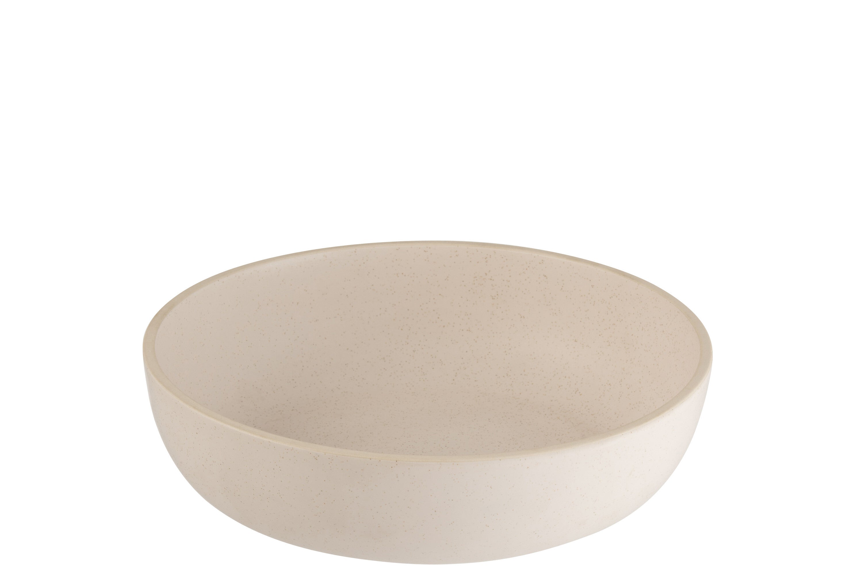Bol à pâtes Marie en céramique crème - J-LINE