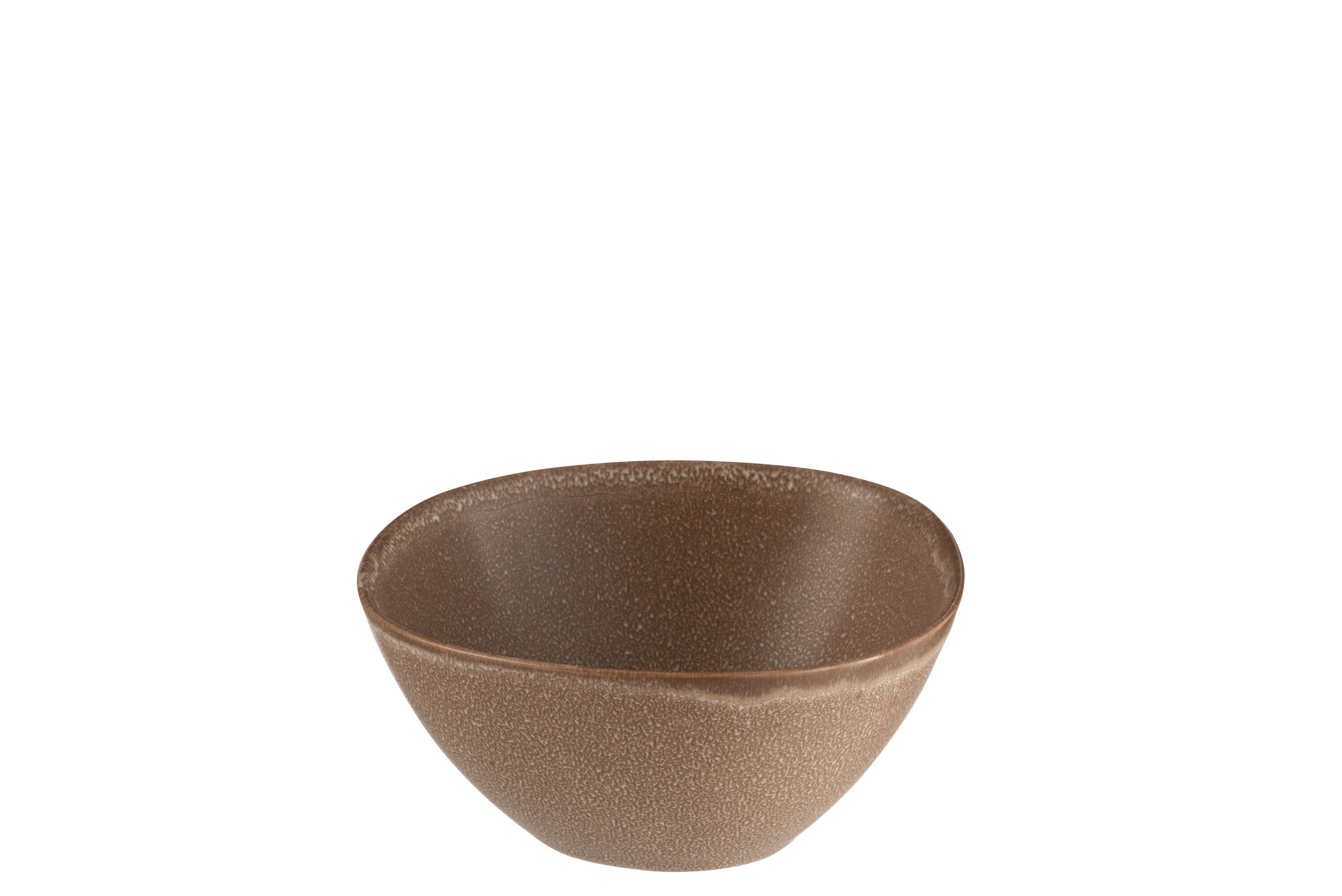 Kom Louise keramiek Cognac M - J-LINE