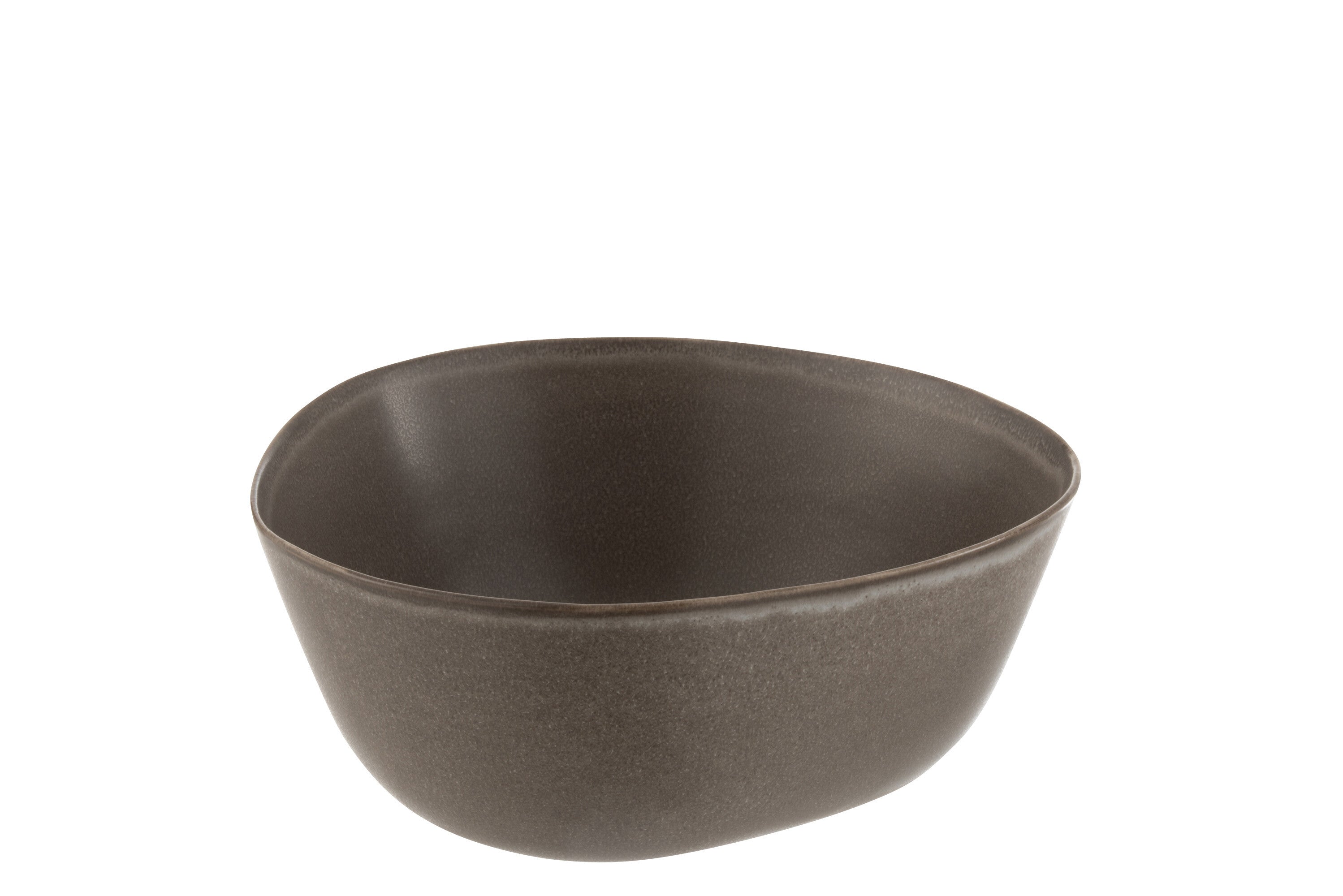 Bol en céramique Louise Marron L - J-LINE