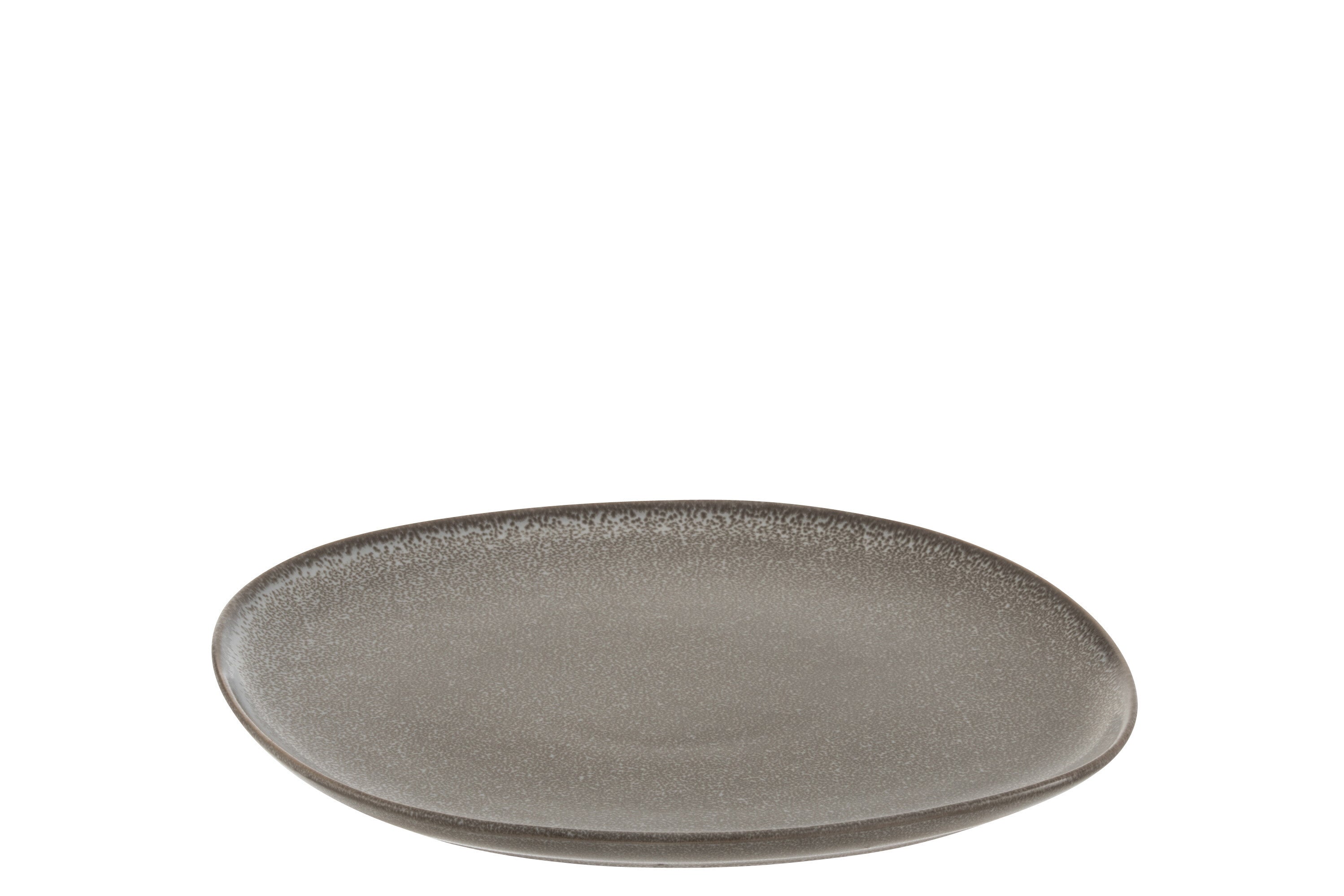 Bord Louise Keramiek Bruin M - J-LINE