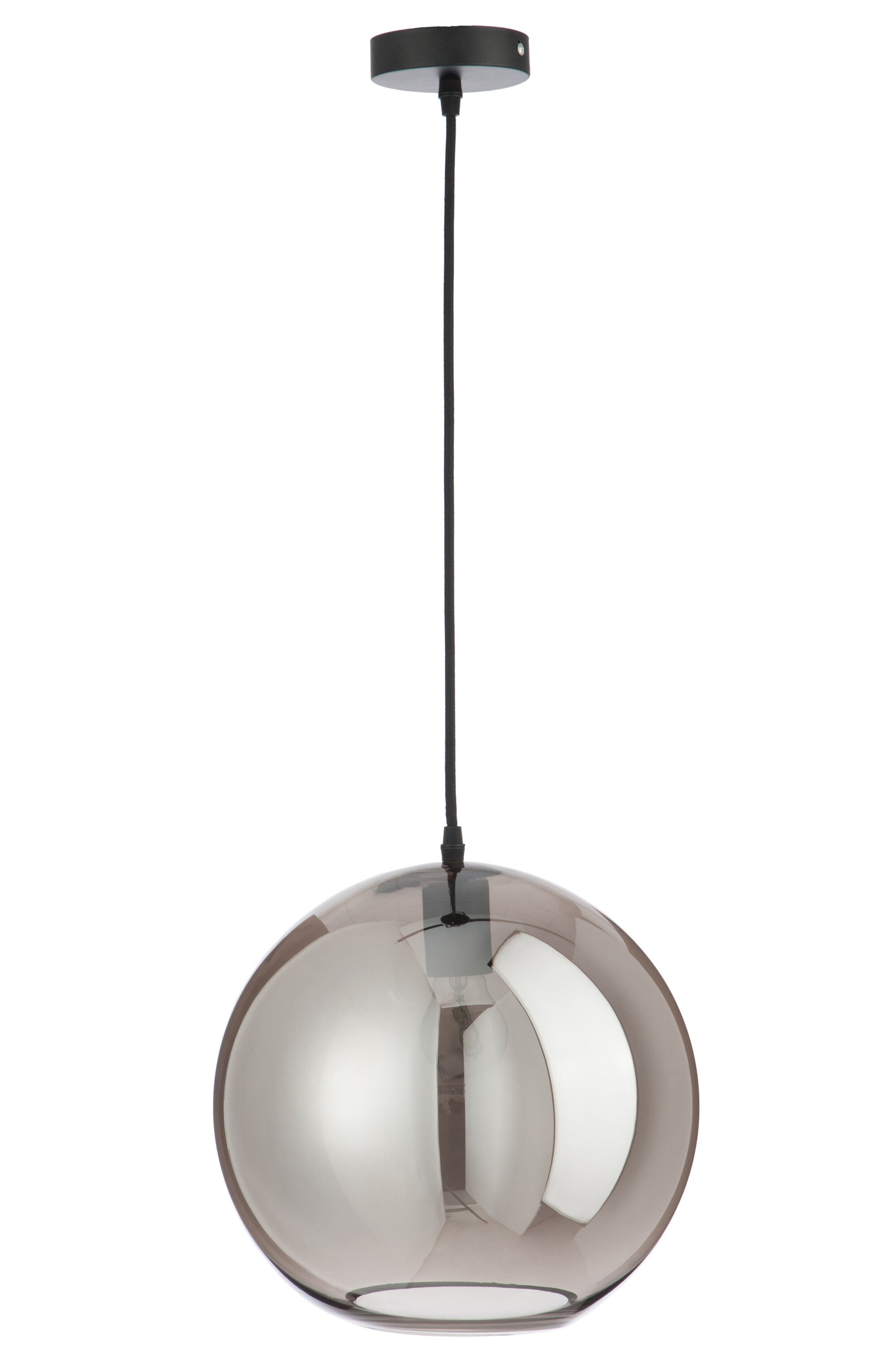 Hanglamp Bal Glas Spiegel L - J-LINE