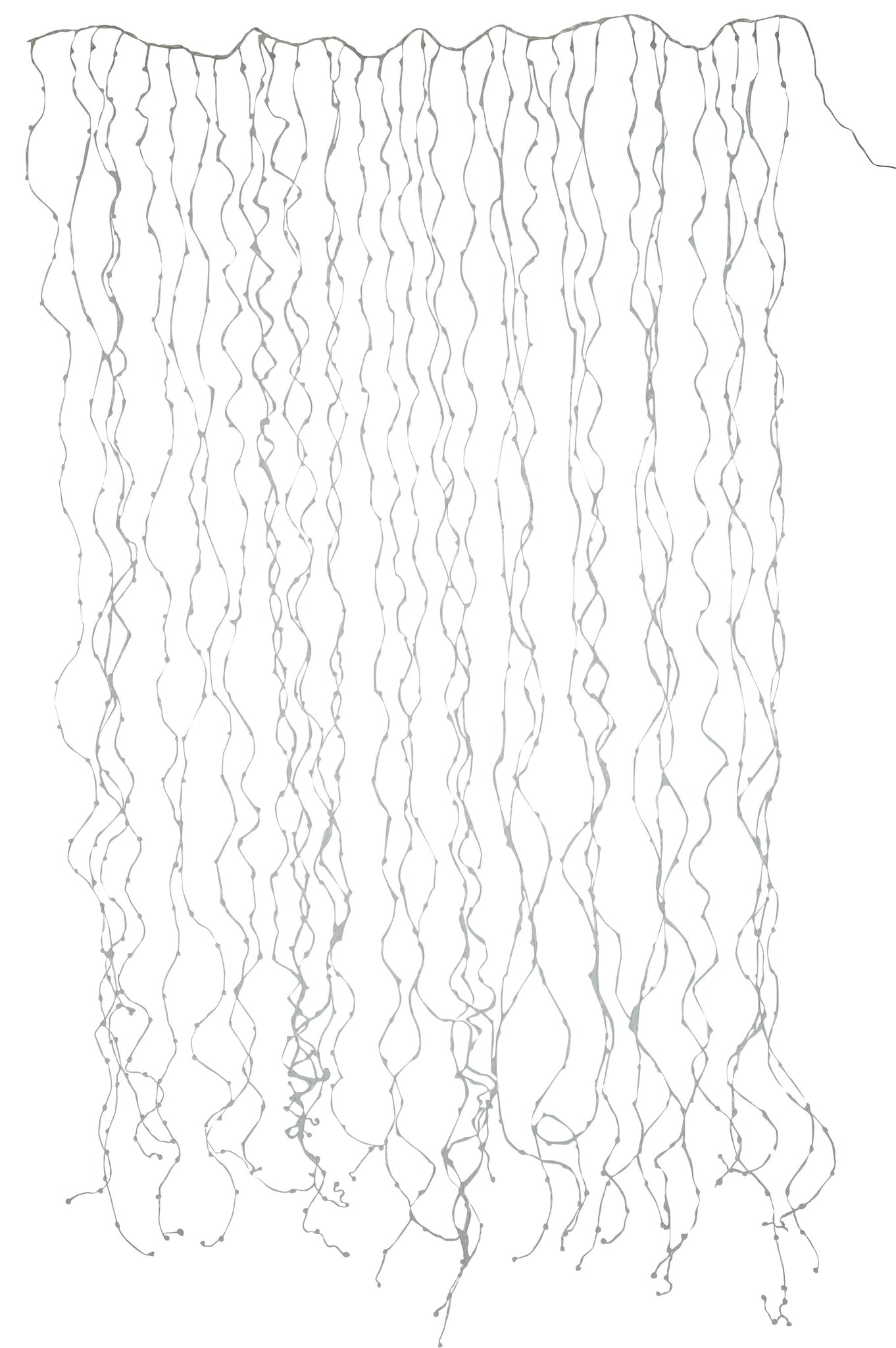 Kerstverlichting Gordijn 2X3m Zilver 1020Led Warm Wit - J-LINE