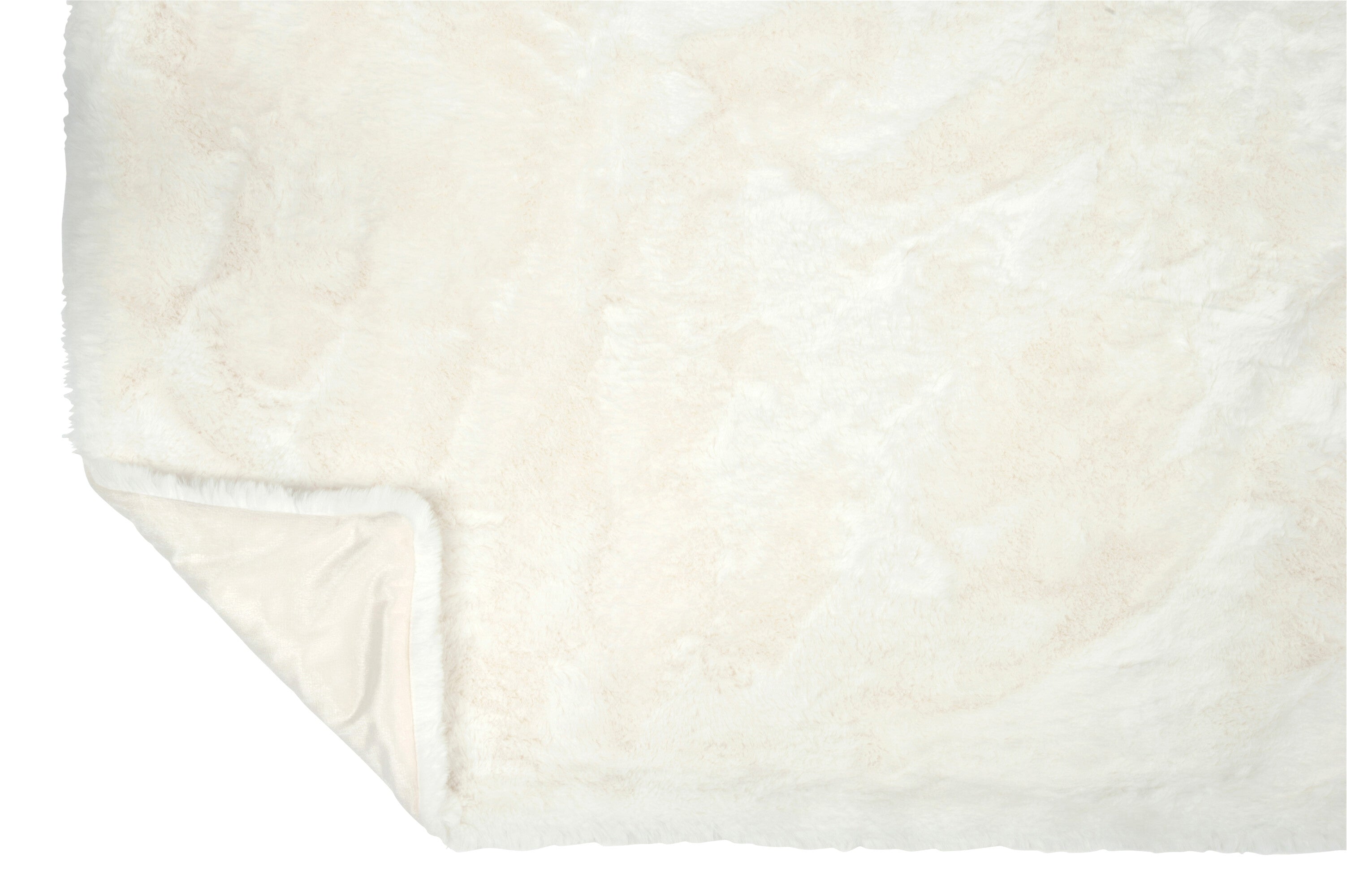 Geruite plaid polyester wit - J-LINE