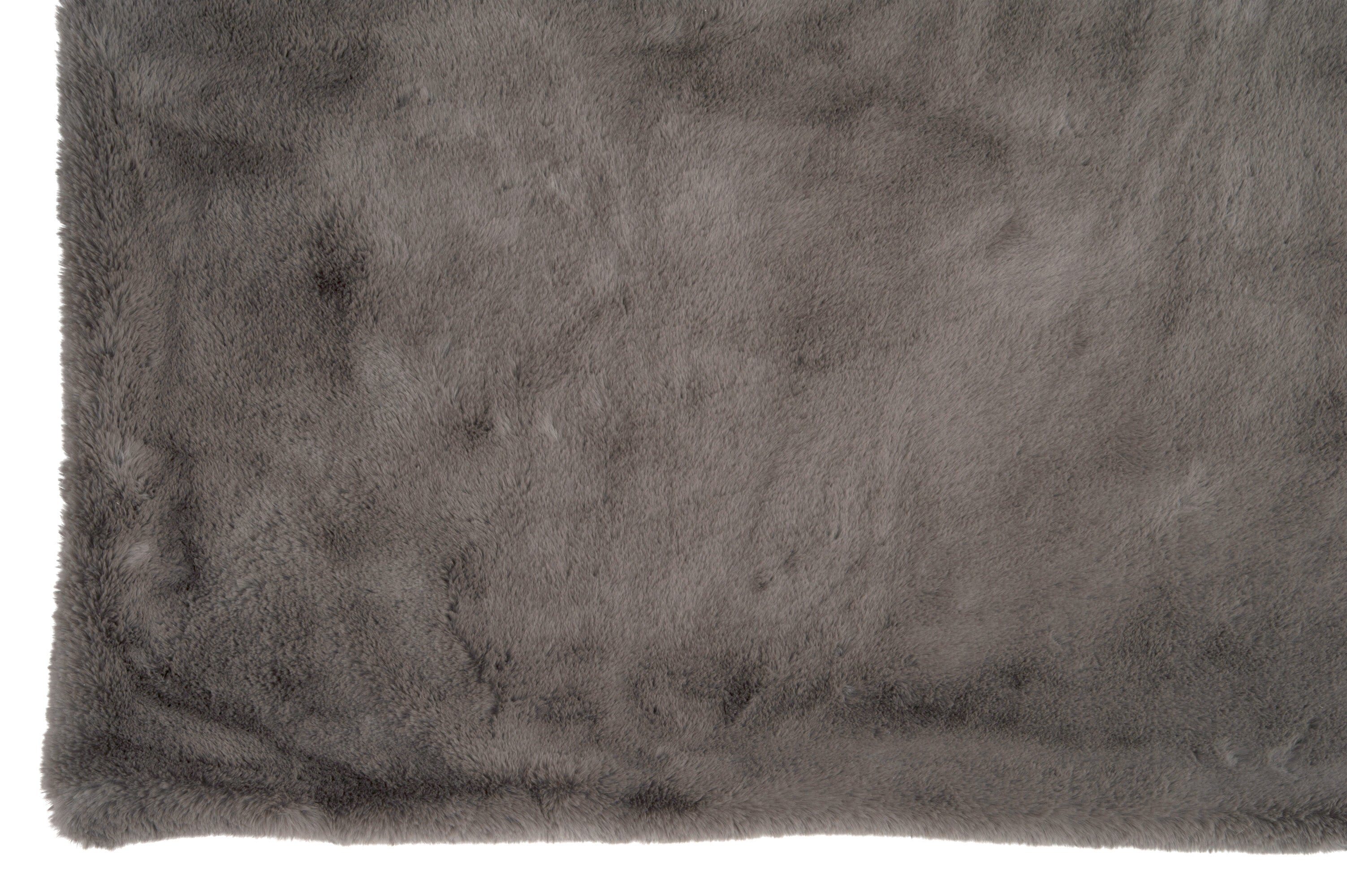Geruite plaid polyester taupe - J-LINE
