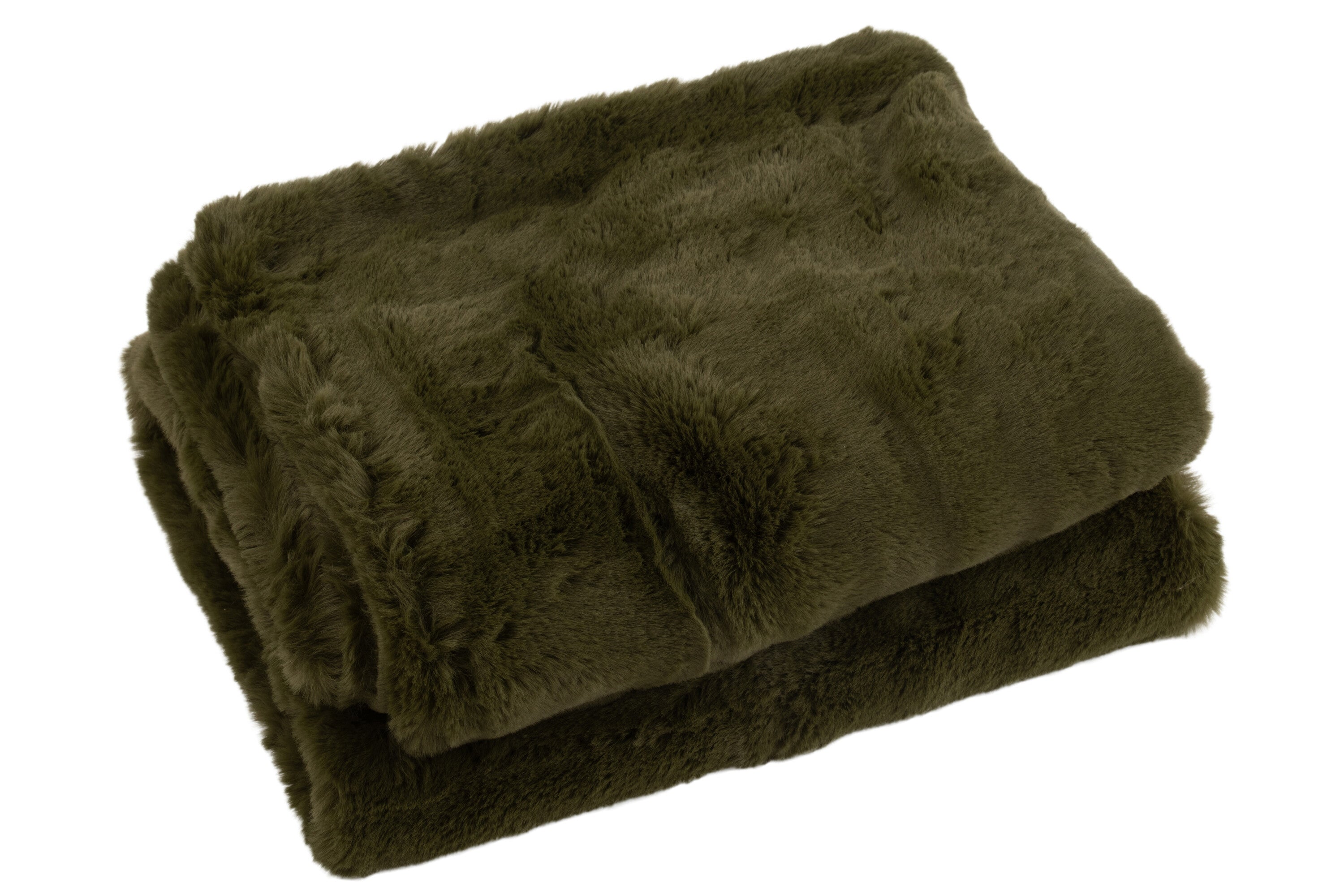 Geruite plaid polyester groen - J-LINE