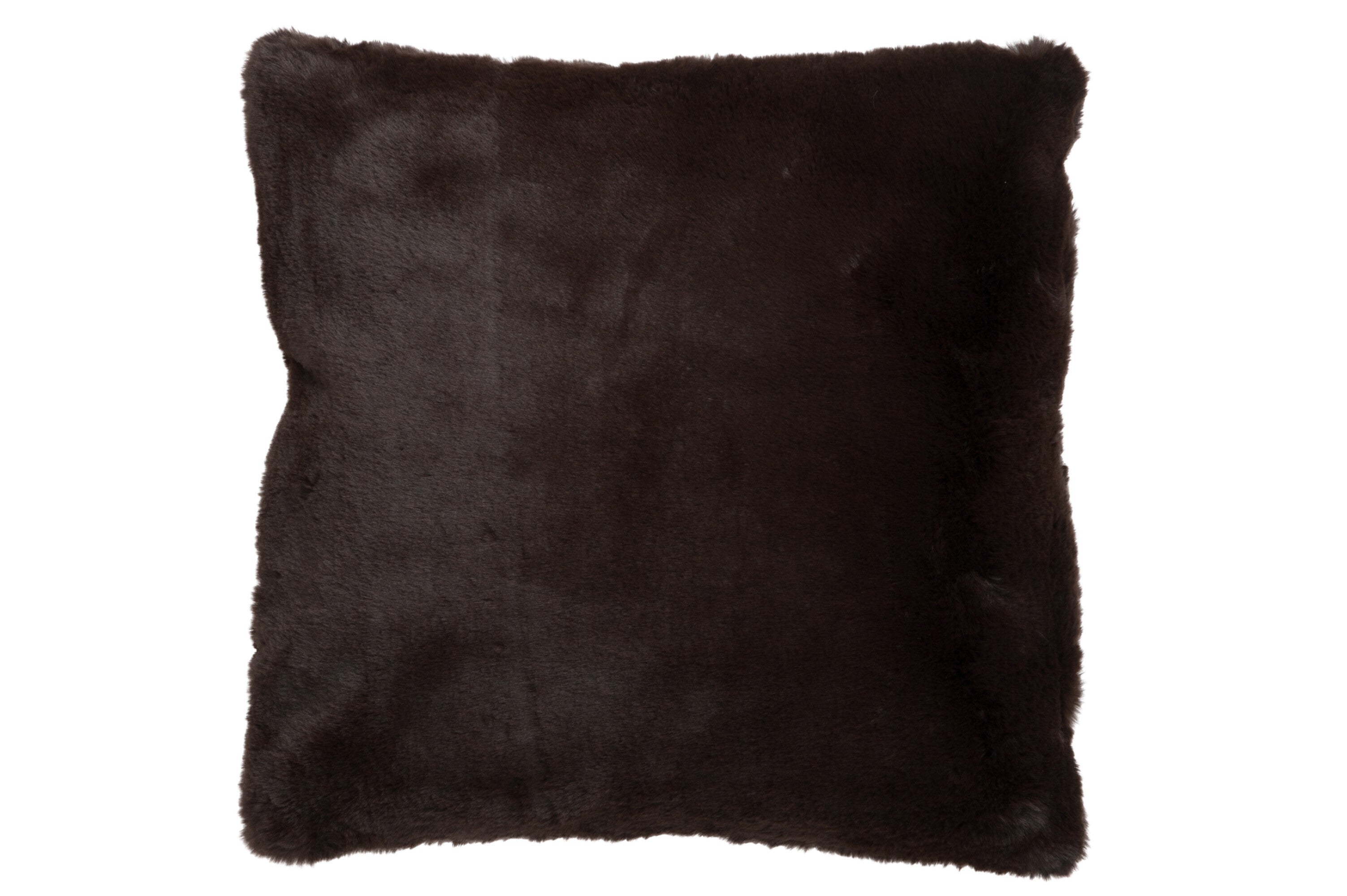 Kussen Cutie Polyester Donkerbruin - J-LINE