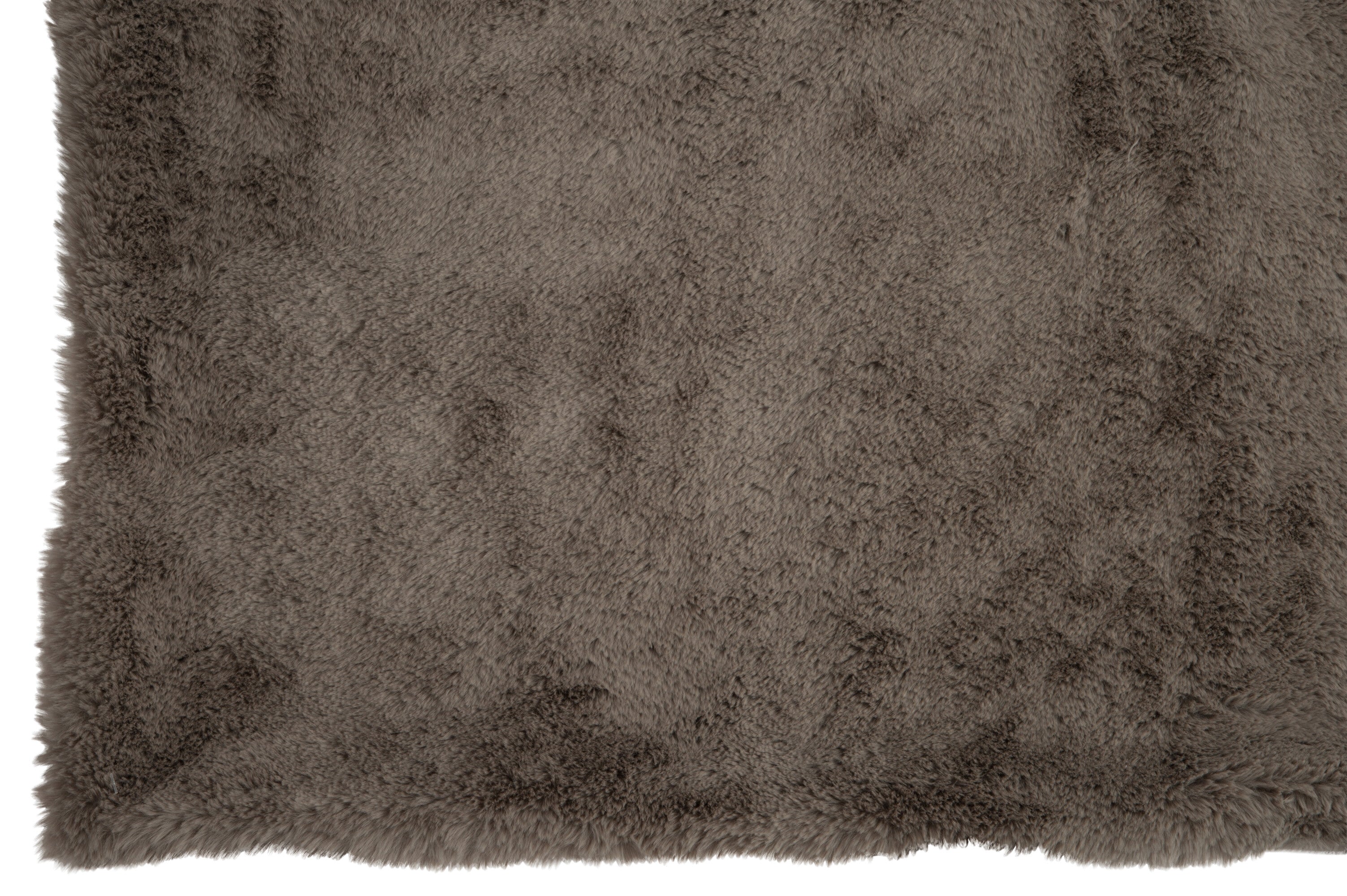 Geruite plaid polyester muis-grijs - J-LINE