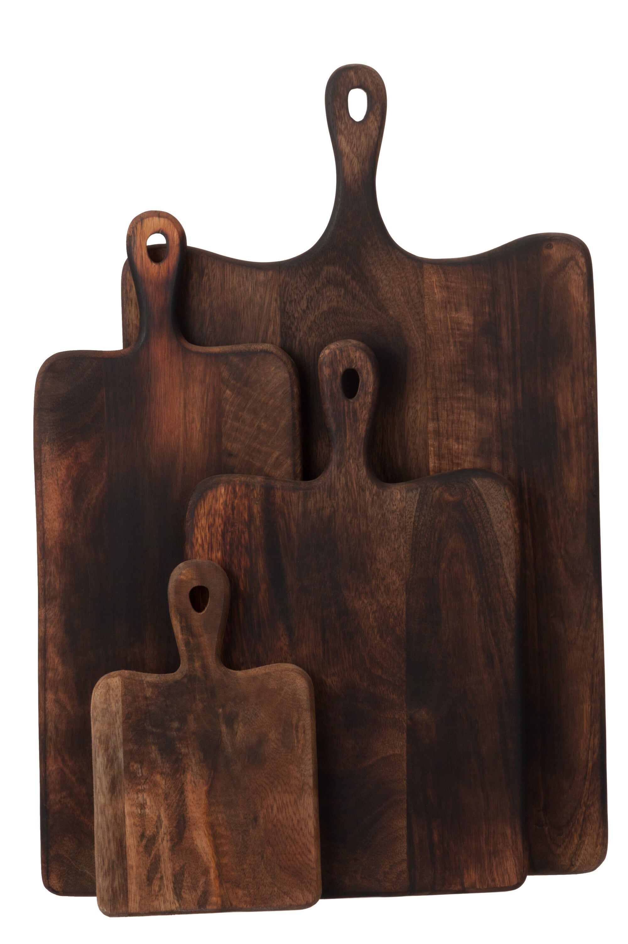 Snijplank Rechthoekig Hout Donkerbruin XL - J-LINE