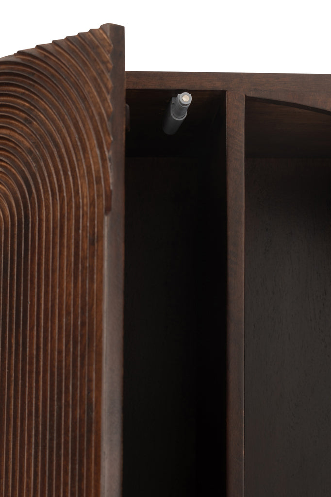 Boekenrek Mangohout/MDF Bruin - J-LINE