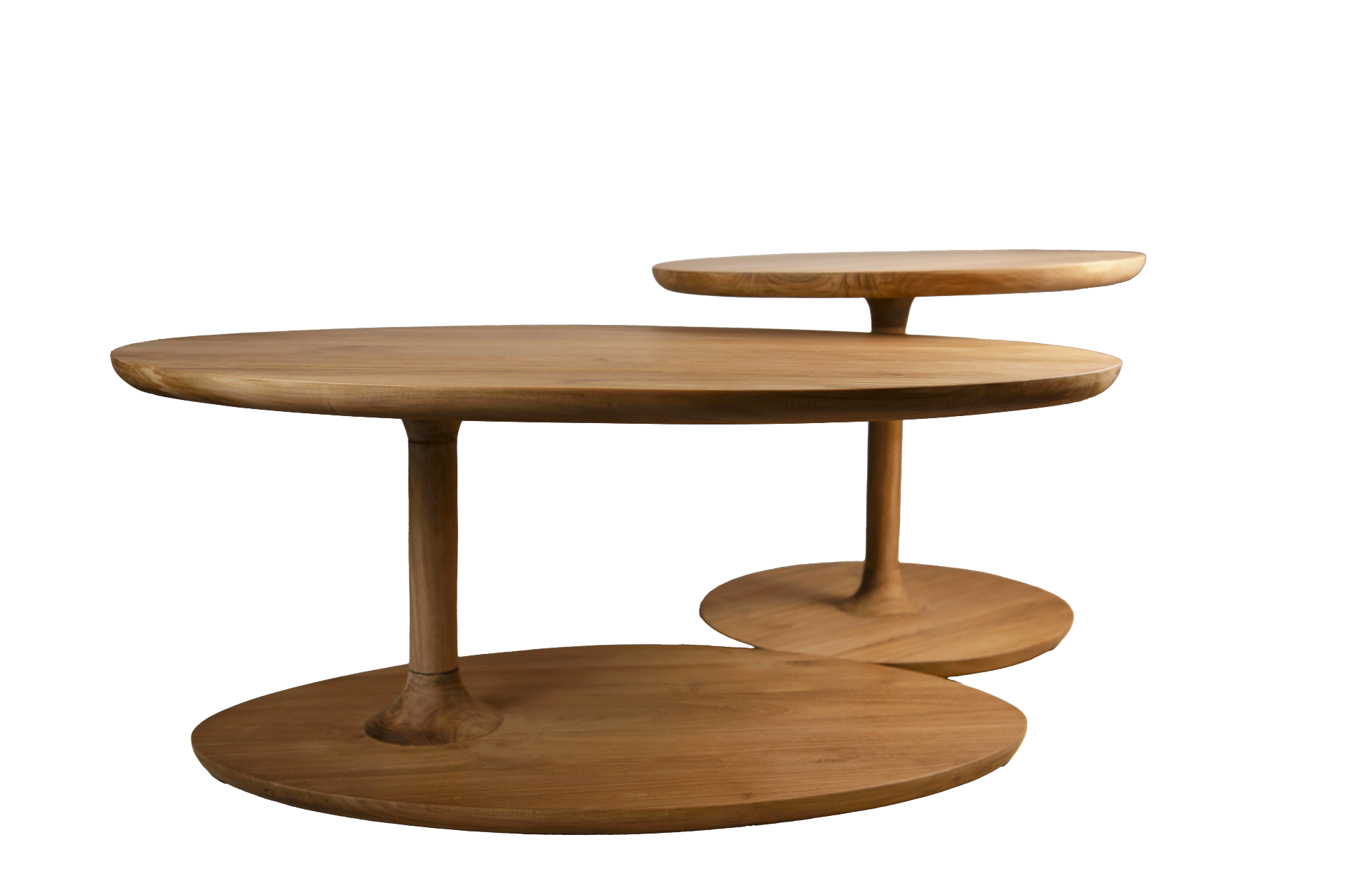 Ronde salontafel Coffees  - Naturel - Teak - HSM