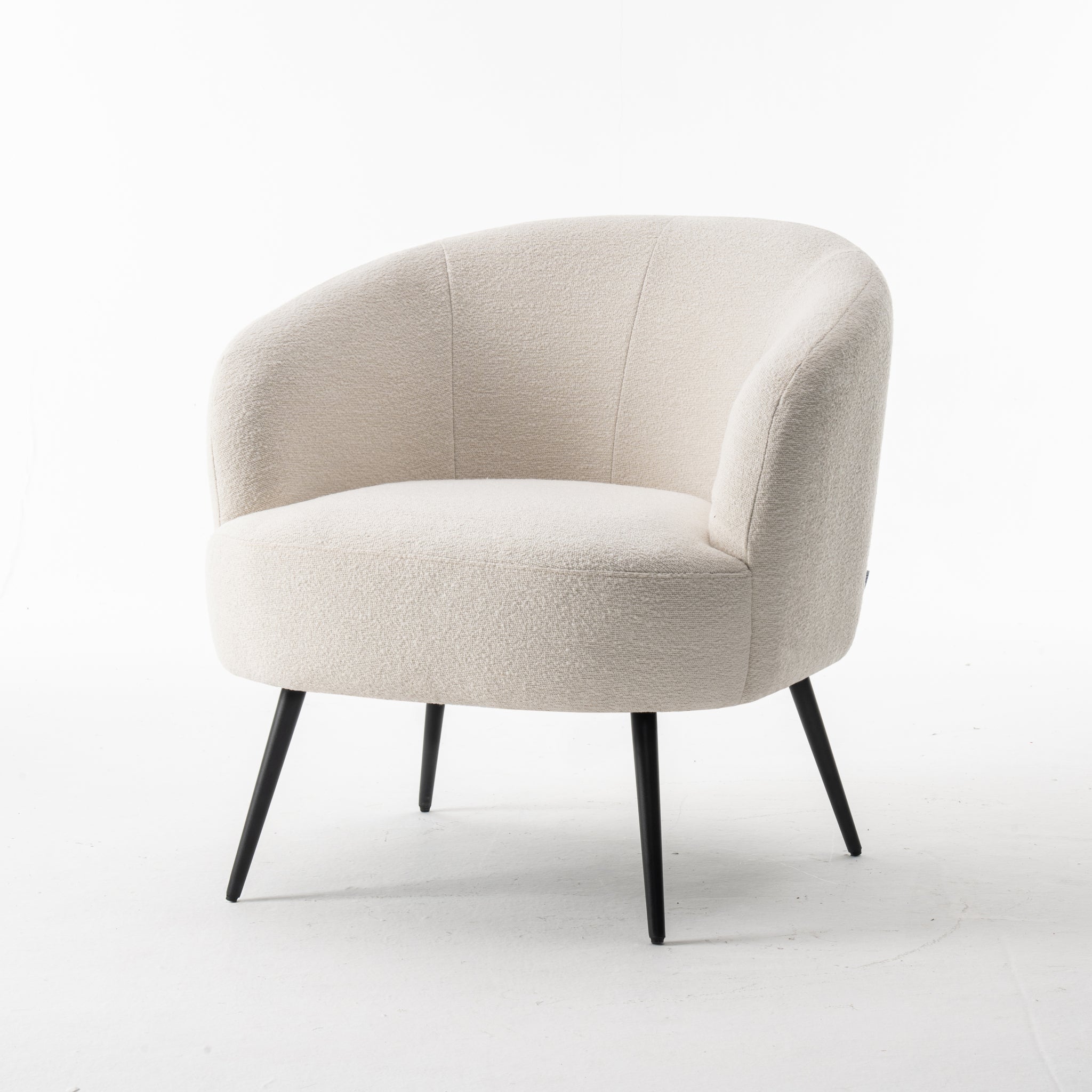 fauteuil Laura Stof Teddy Ivory - RVD