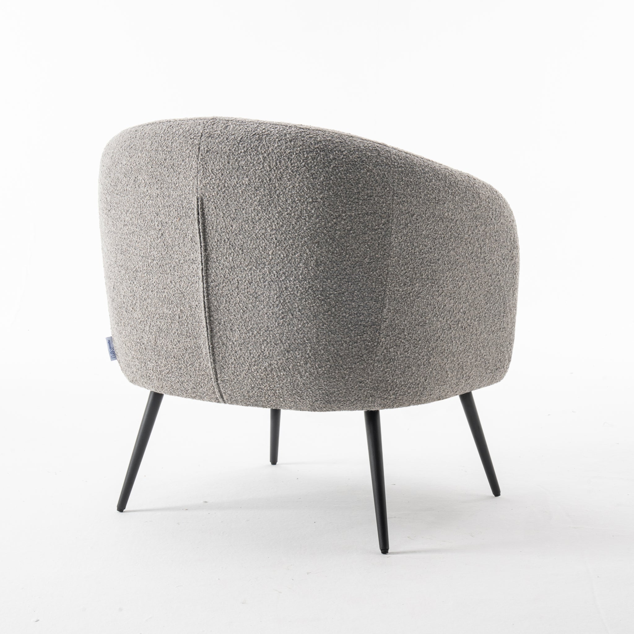 fauteuil Laura Stof Teddy Steel - RVD