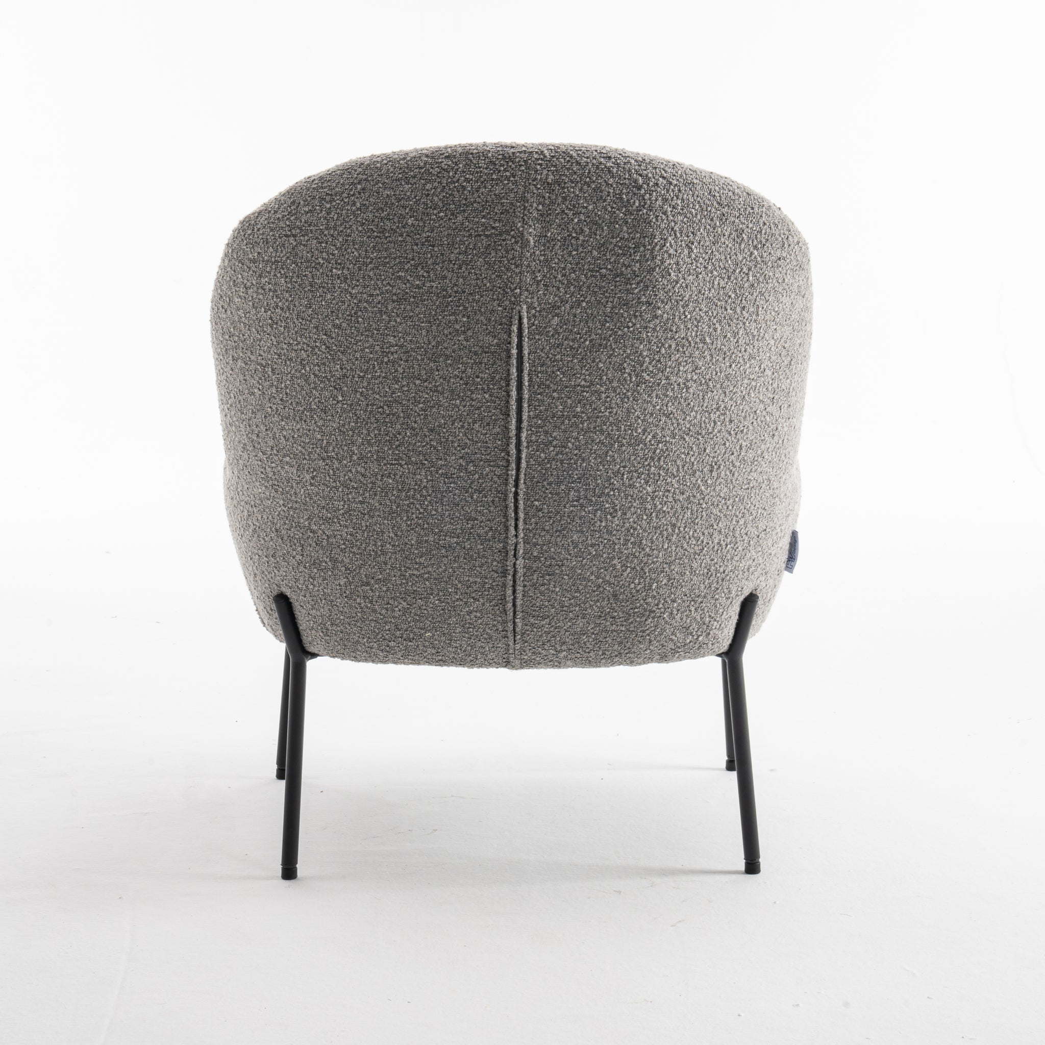 fauteuil Baudin Stof Teddy Steel - RVD