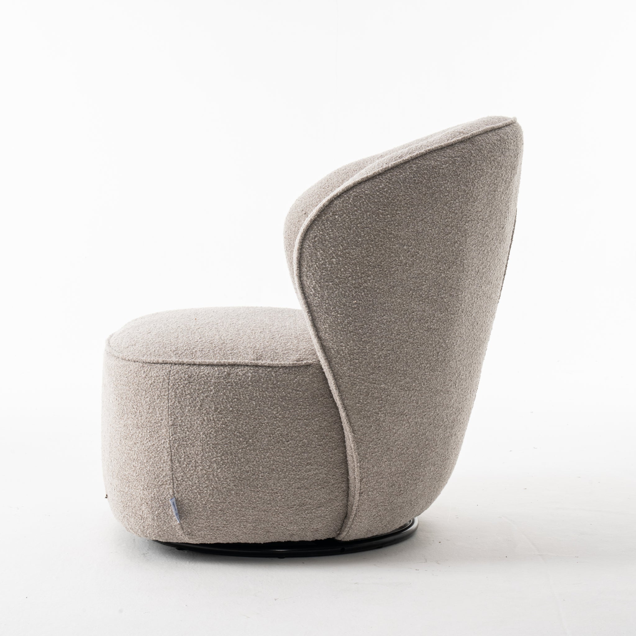 Draaifauteuil Sammy Stof Teddy Natuurlijk - RVD