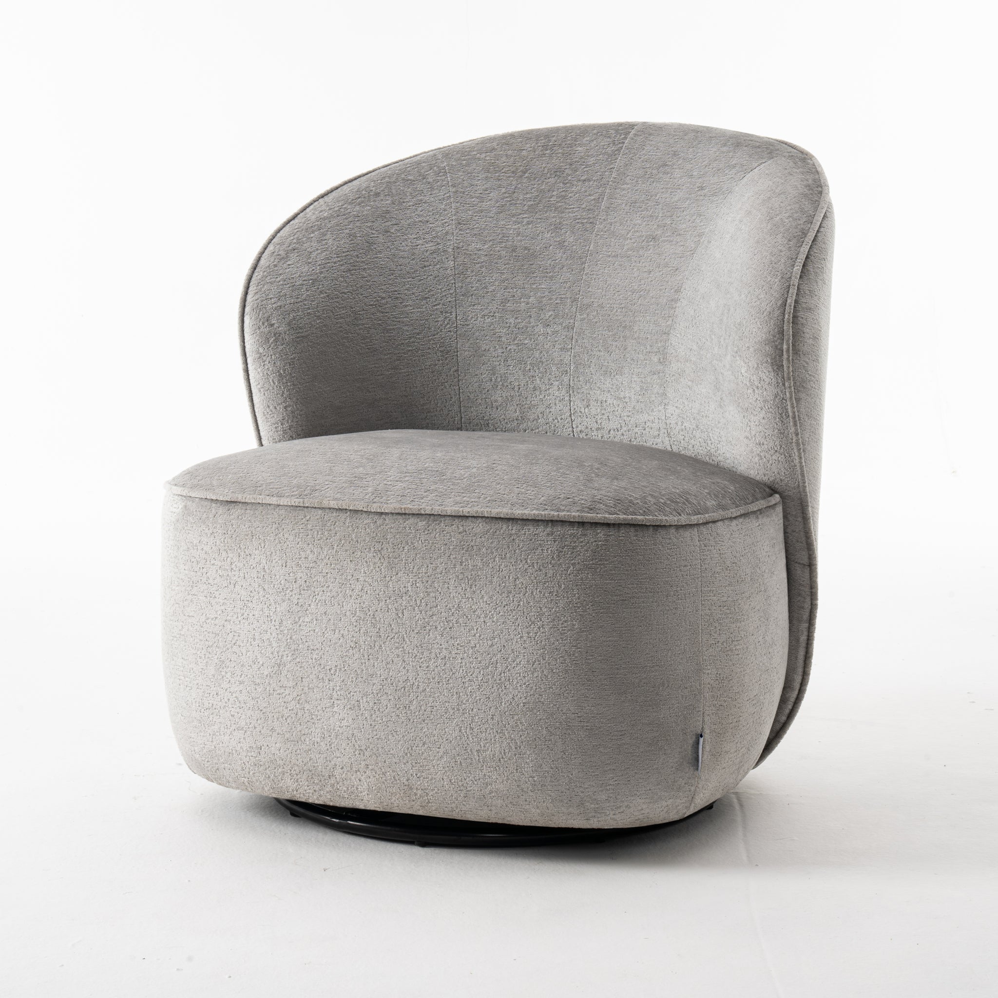 Draaifauteuil Sammy Stof Loris Grijs - RVD