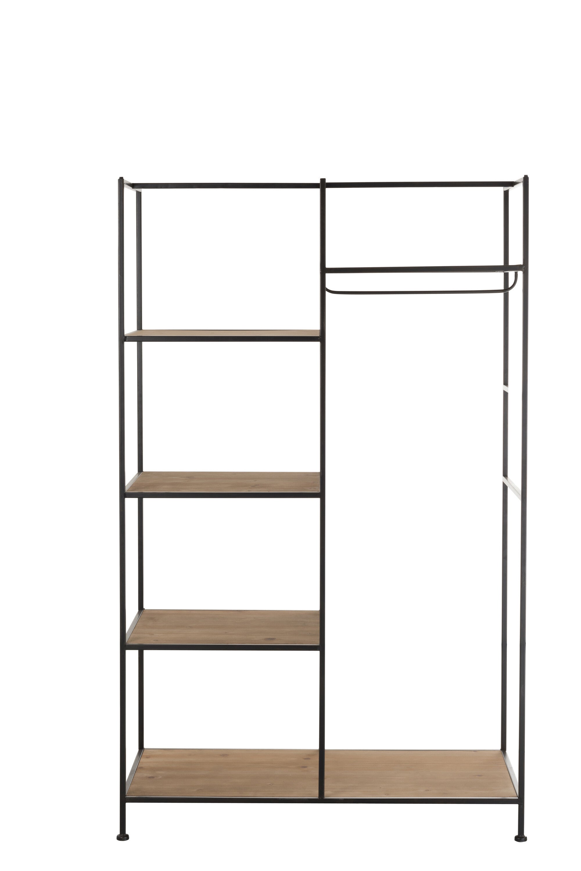 Rek Metaal/Hout Zwart J-LINE