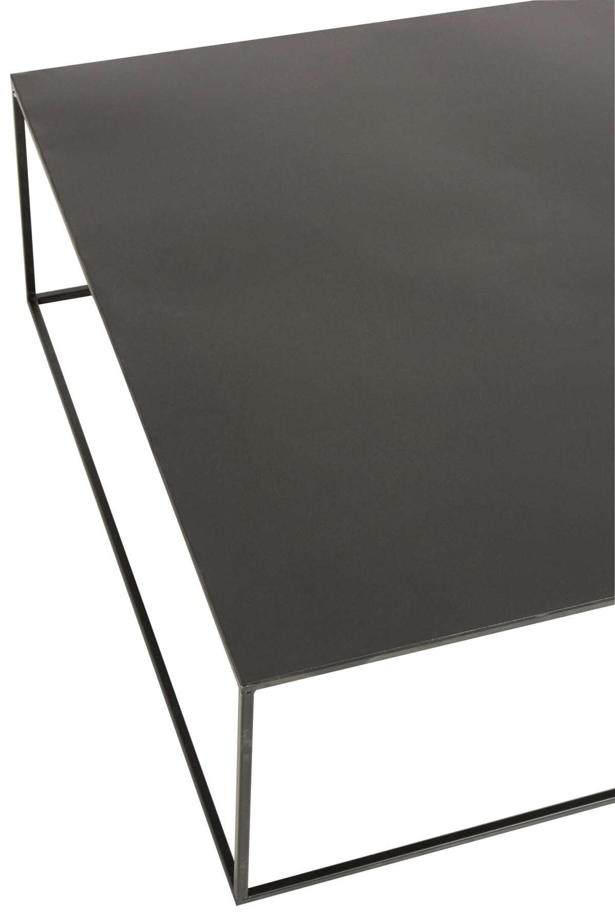 Table basse carrée métal noir - J-LINE