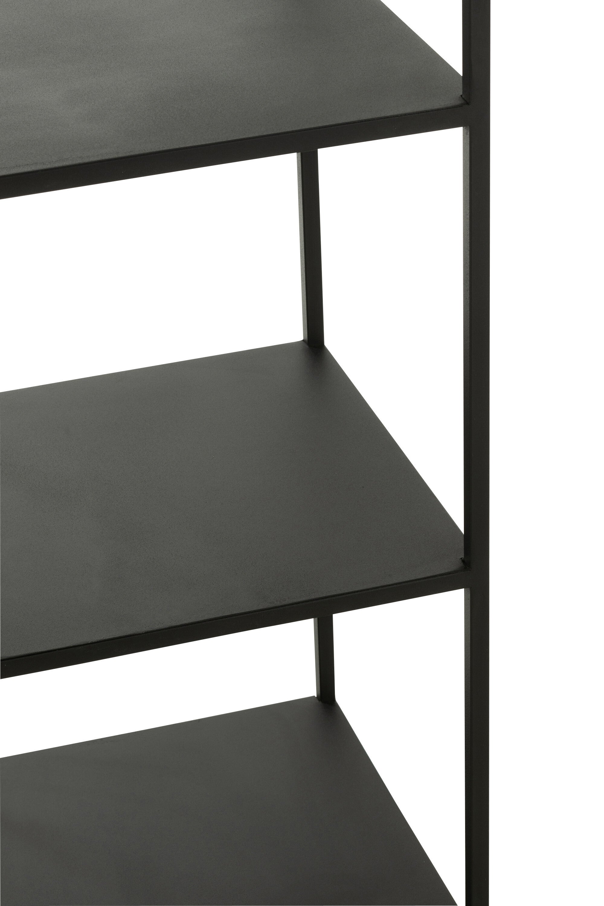 Rek 6 planken Metaal Zwart J-LINE