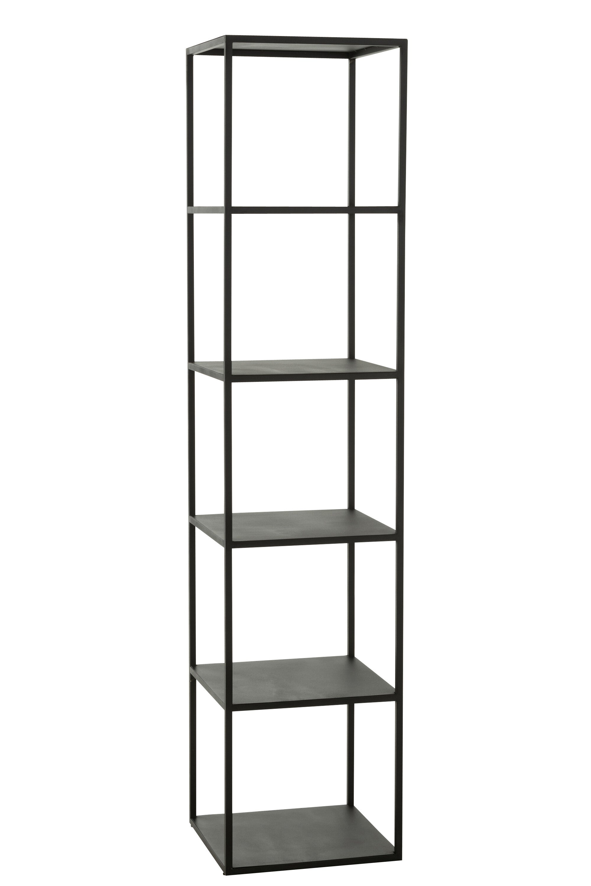 Rek 6 planken Metaal Zwart J-LINE