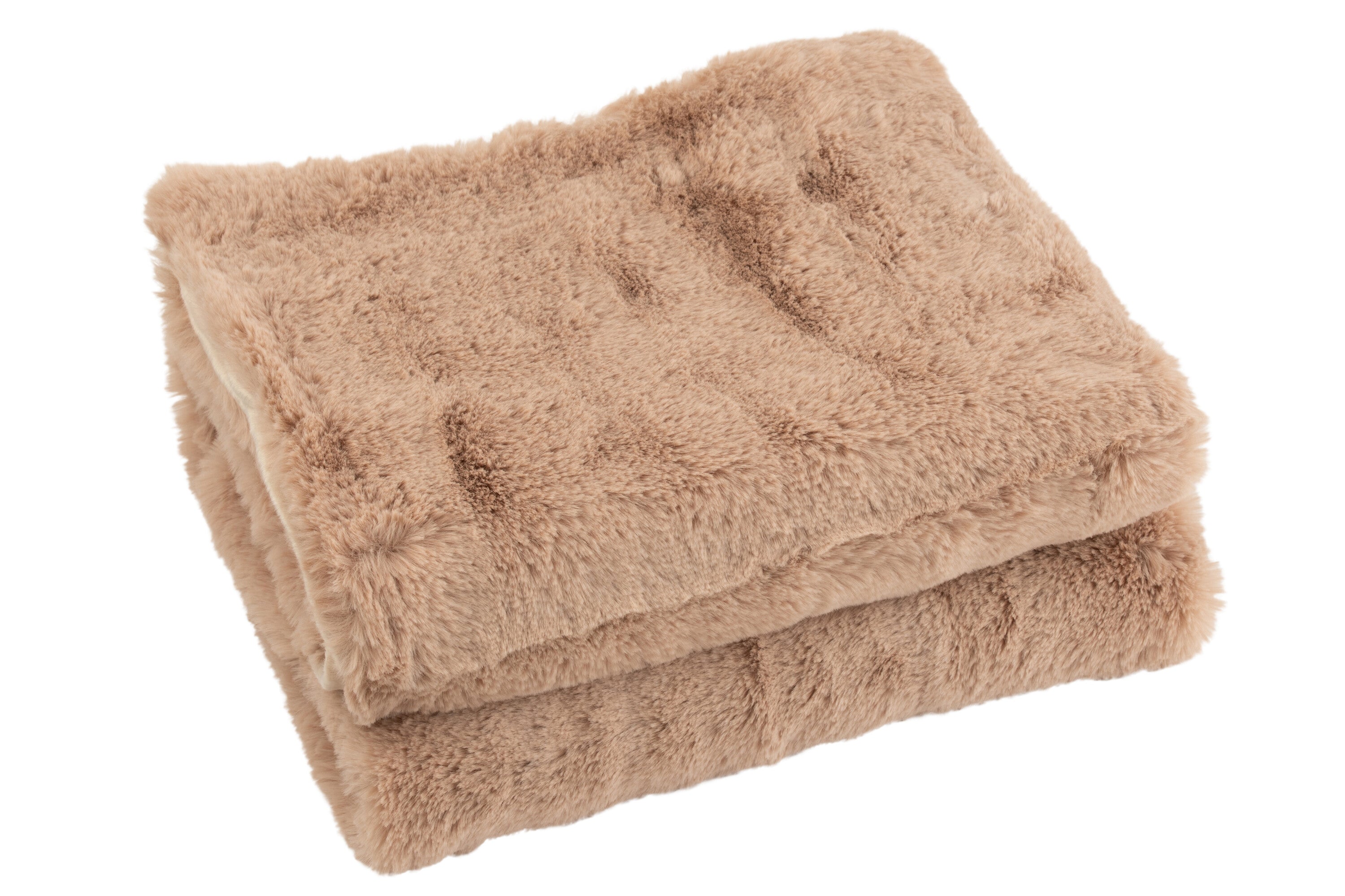 Geruite plaid polyester poederroze - J-LINE