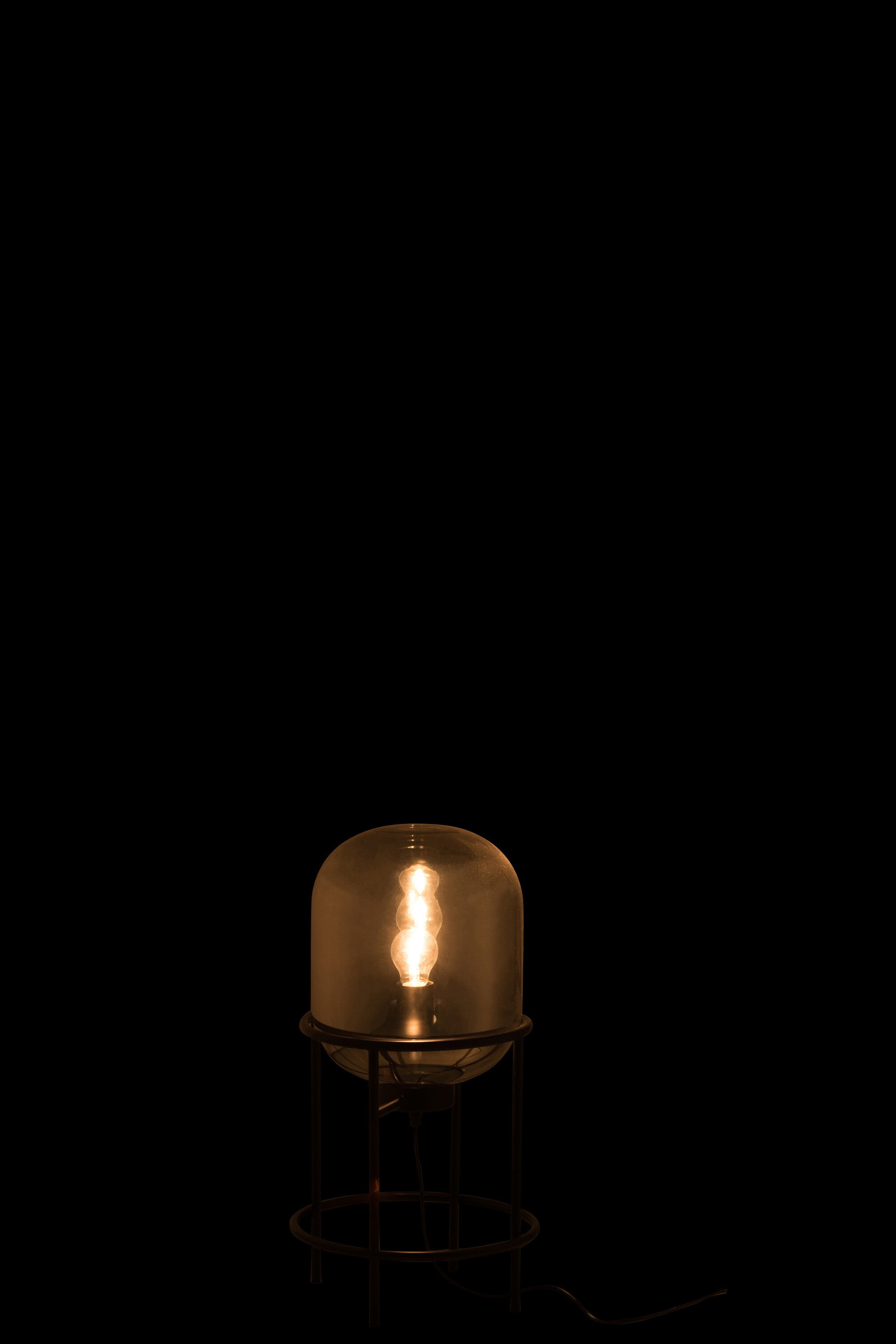 Lampe sur pied Sasha en verre et métal S - J-LINE