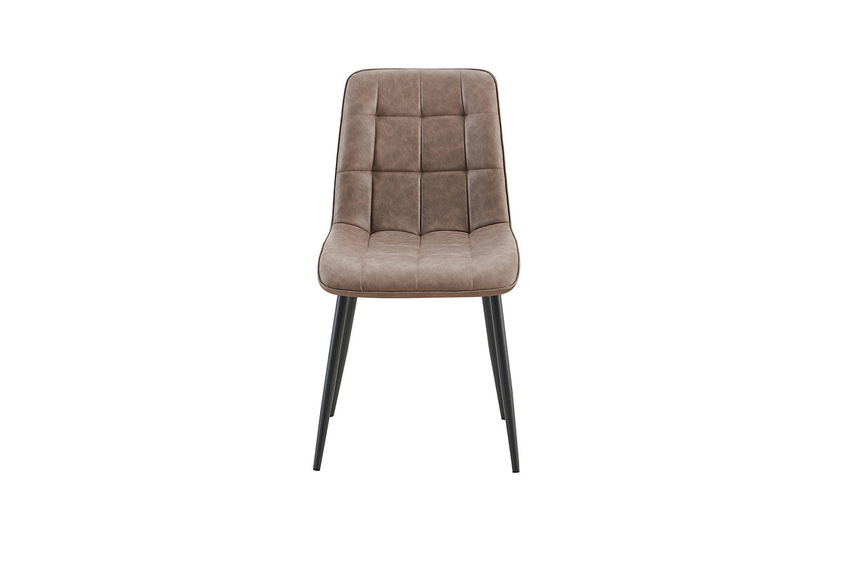 Stoelen 'Furas' Vintage PU Bruin RS