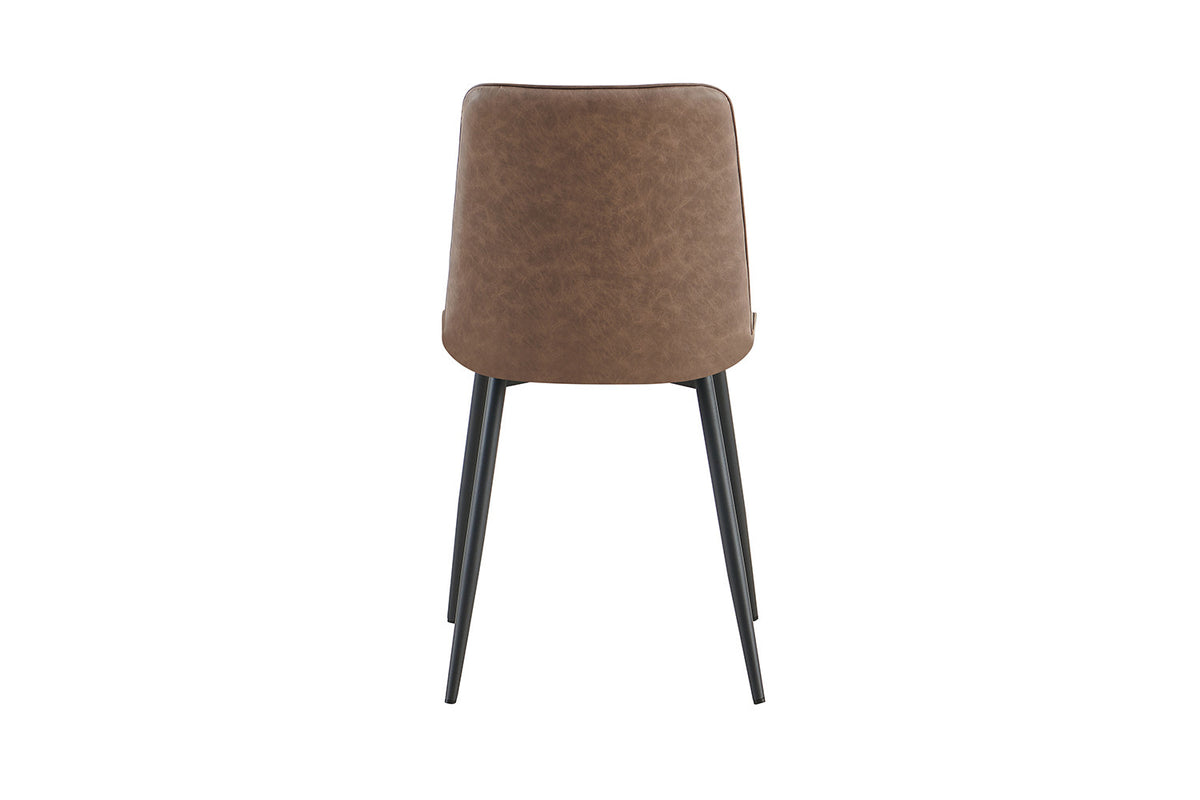 Stoelen 'Furas' Vintage PU Bruin RS