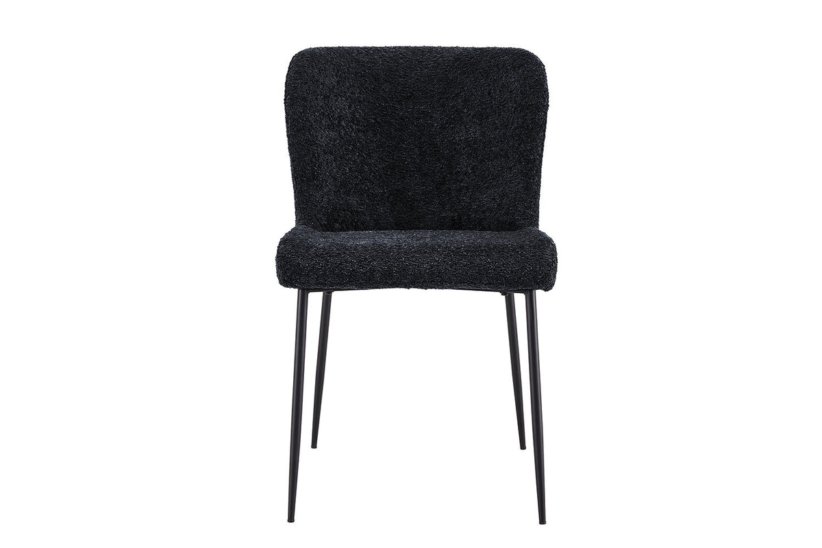 Stoel 'Lisa' Bouclé Dark Grey RS